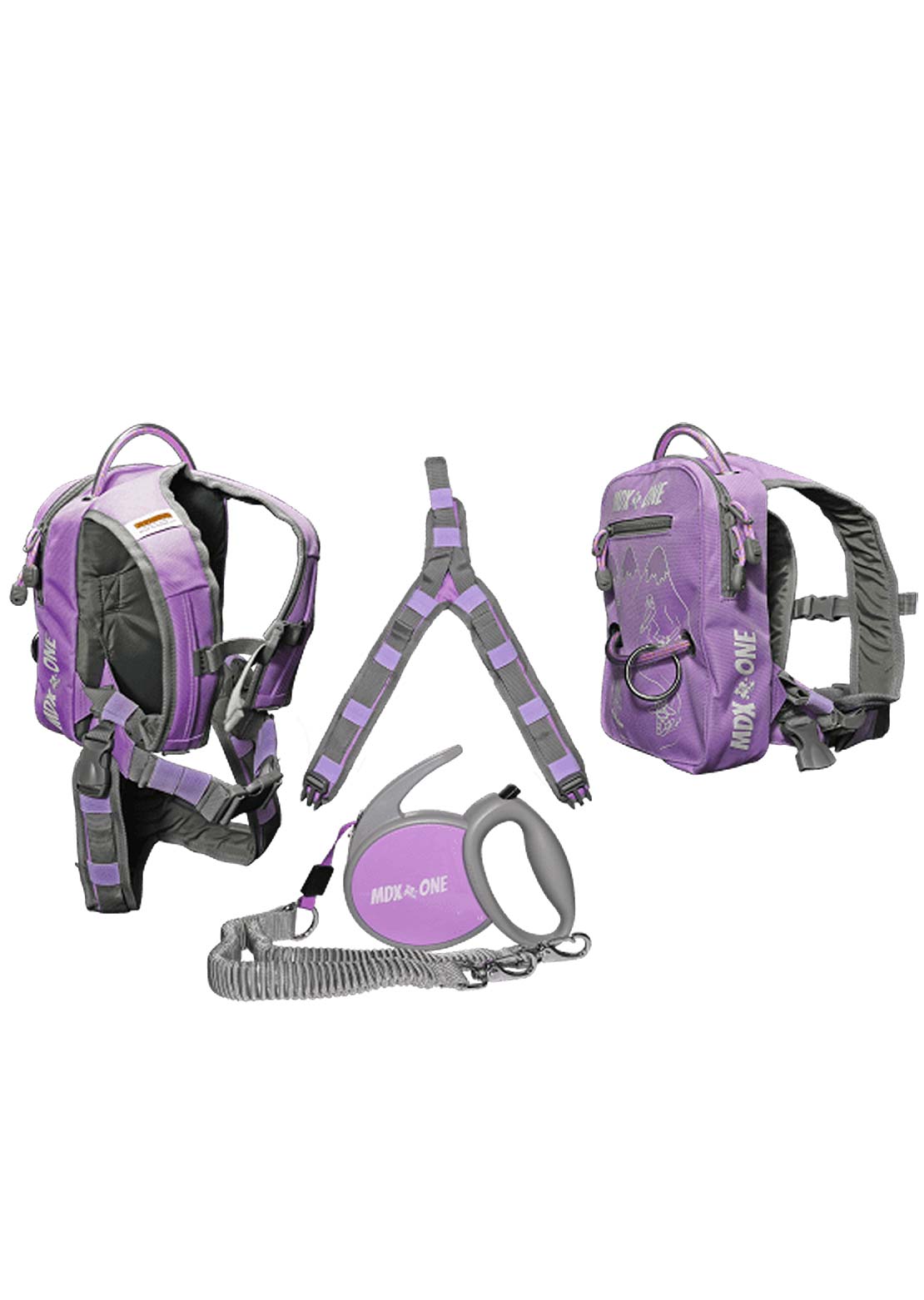 Mdxone The One Snowboard/Ski Backpack With Retractable Rope