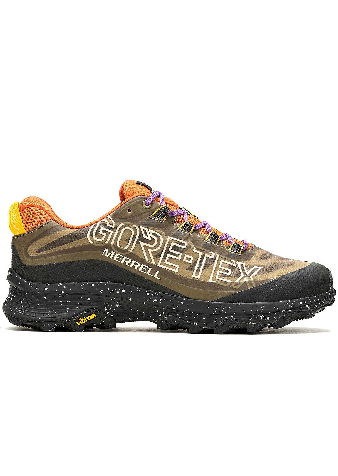 Merrell MOAB Speed GTX Gore-Tex SE Waterproof Cut in half: Merrell Moab Speed GTX Review | RunRepeat main image 2