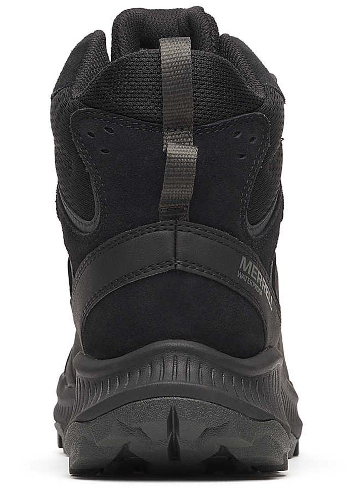 Merrell Men's Speed Strike 2 Leather Thermo Mid Waterproof Boots Black