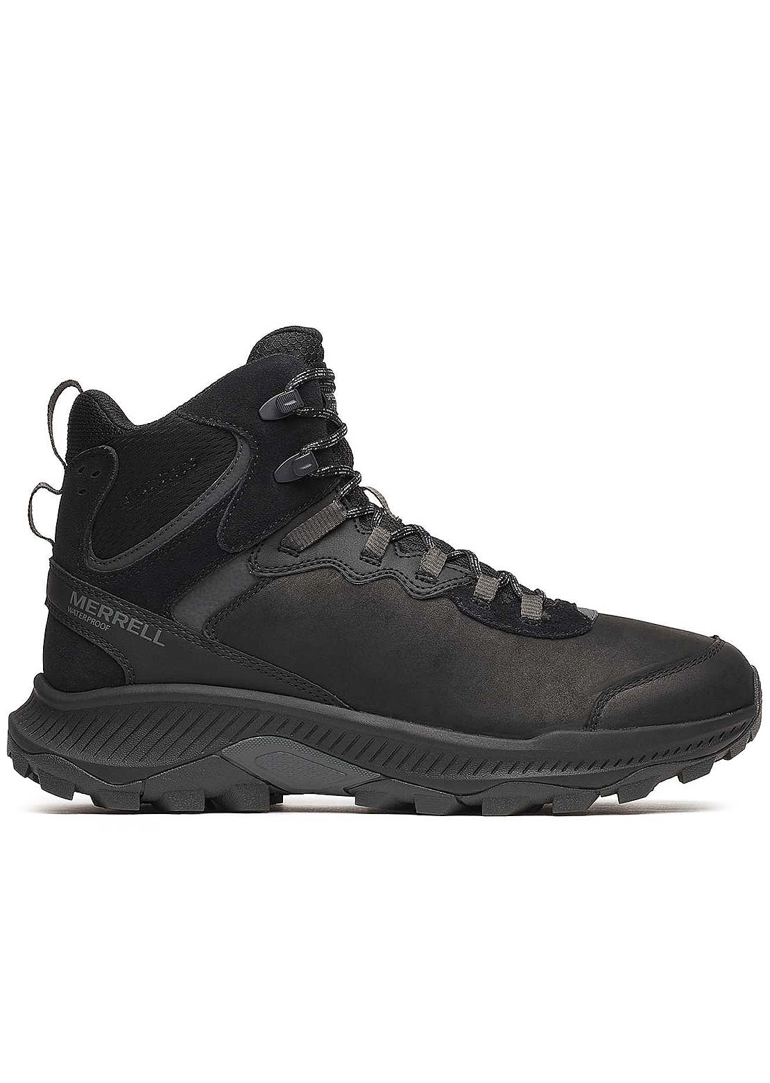 Merrell Men's Speed Strike 2 Leather Thermo Mid Waterproof Boots Black