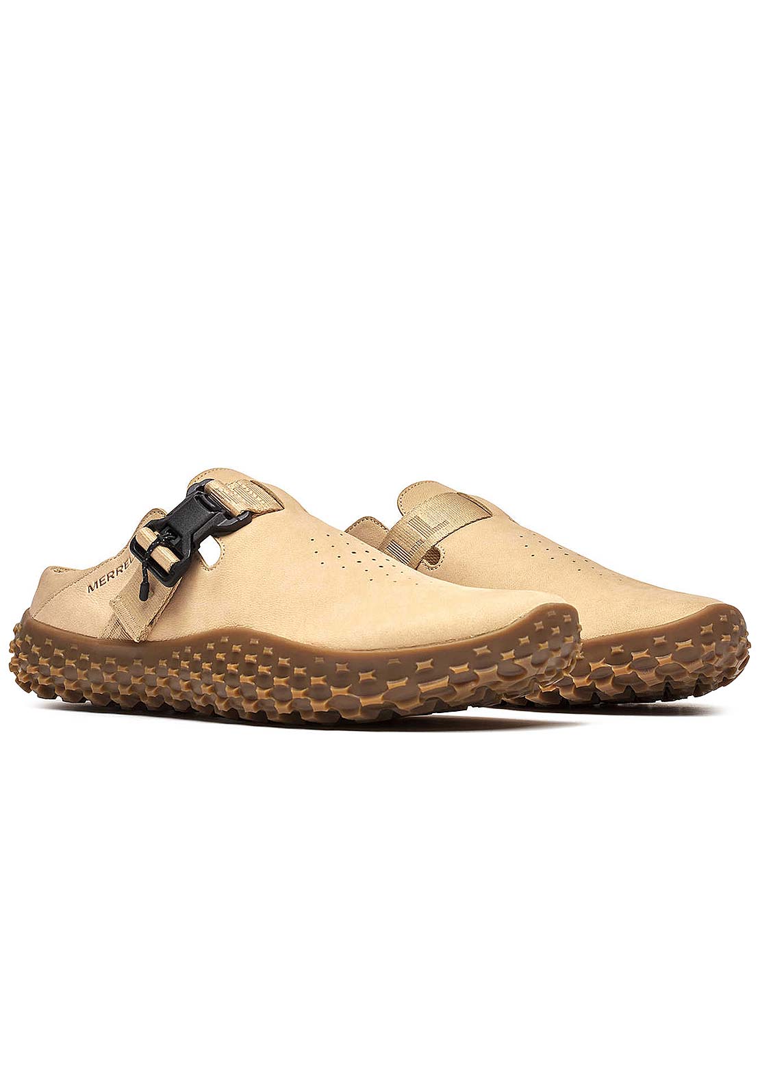 Merrell Men&#39;s Wrapt Slide Nubuck Shoes Latte