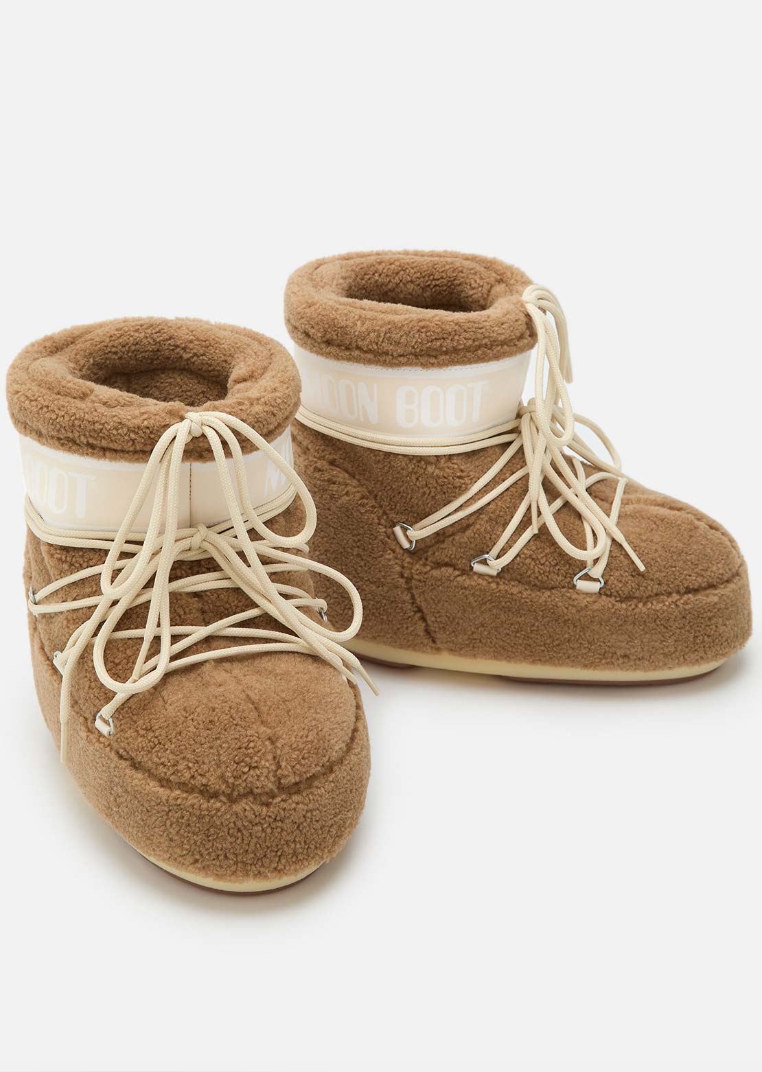 Moon Boot Unisex Icon Low Fleece Boots Camel