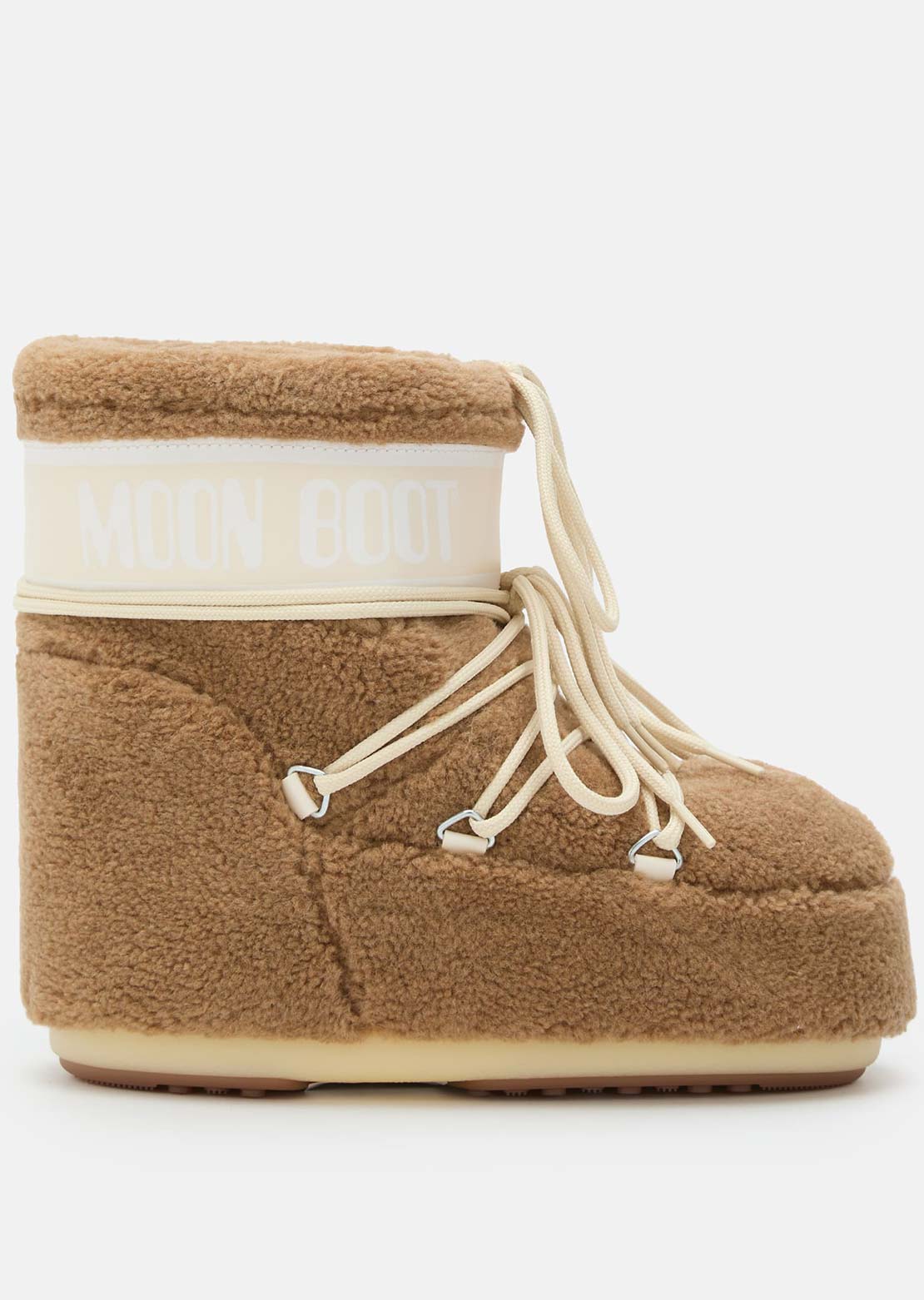 Moon Boot Unisex Icon Low Fleece Boots Camel