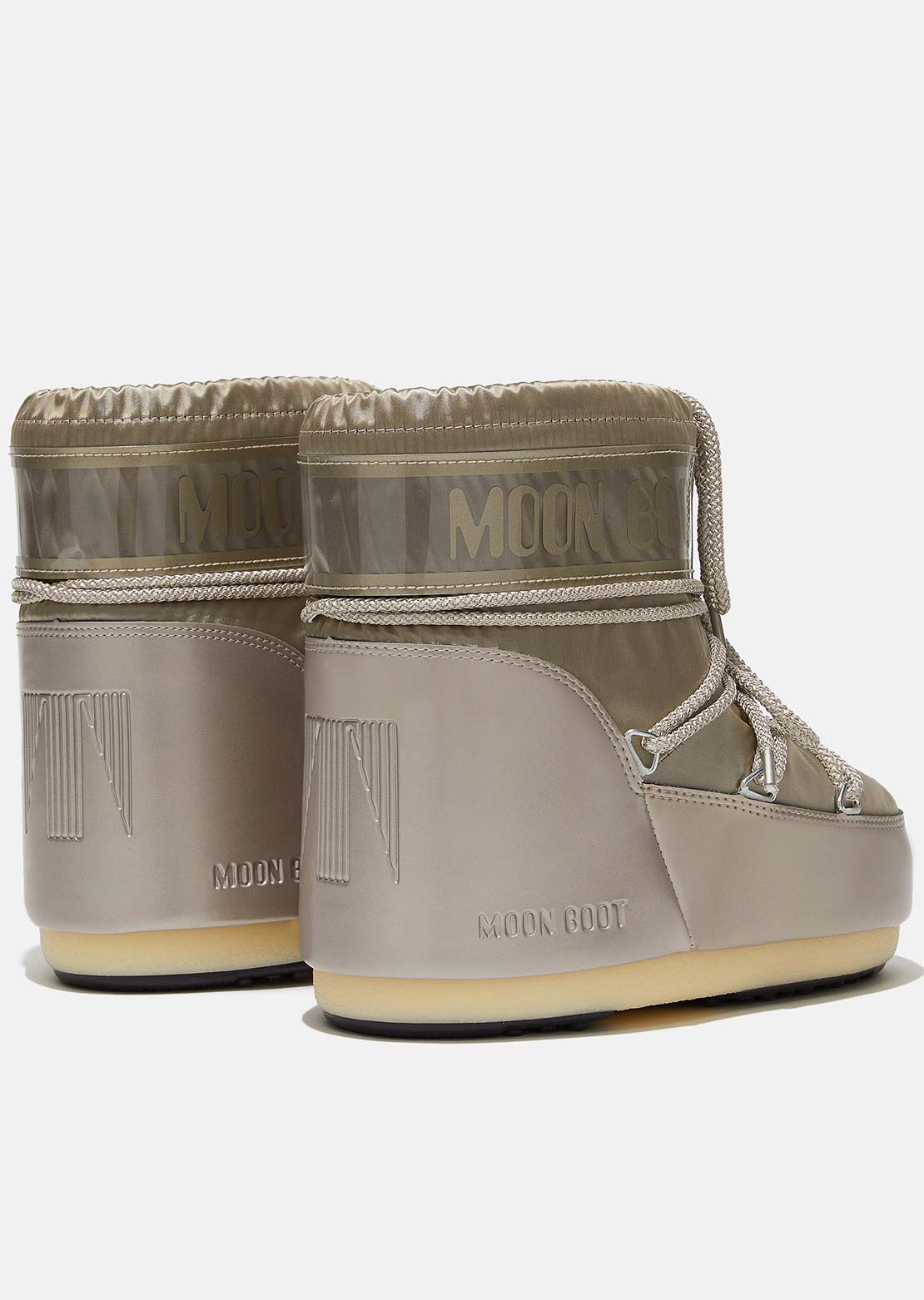Moon Boot Unisex Icon Low Glance Boots Platinum