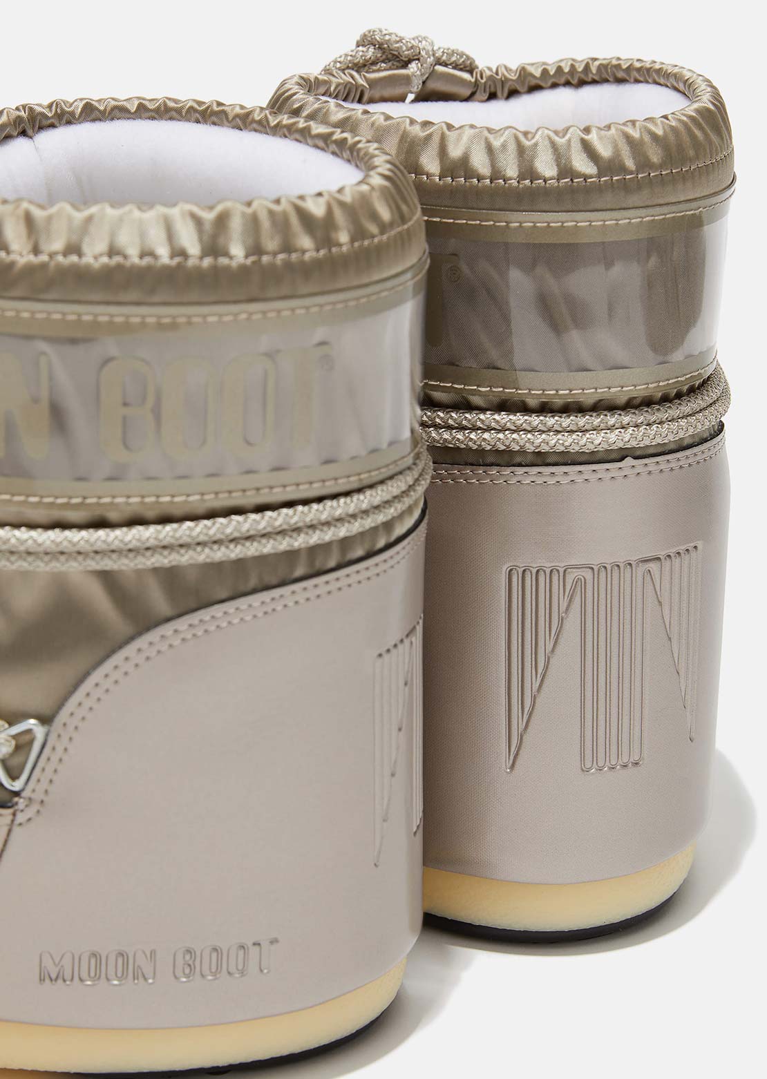 Moon Boot Unisex Icon Low Glance Boots Platinum