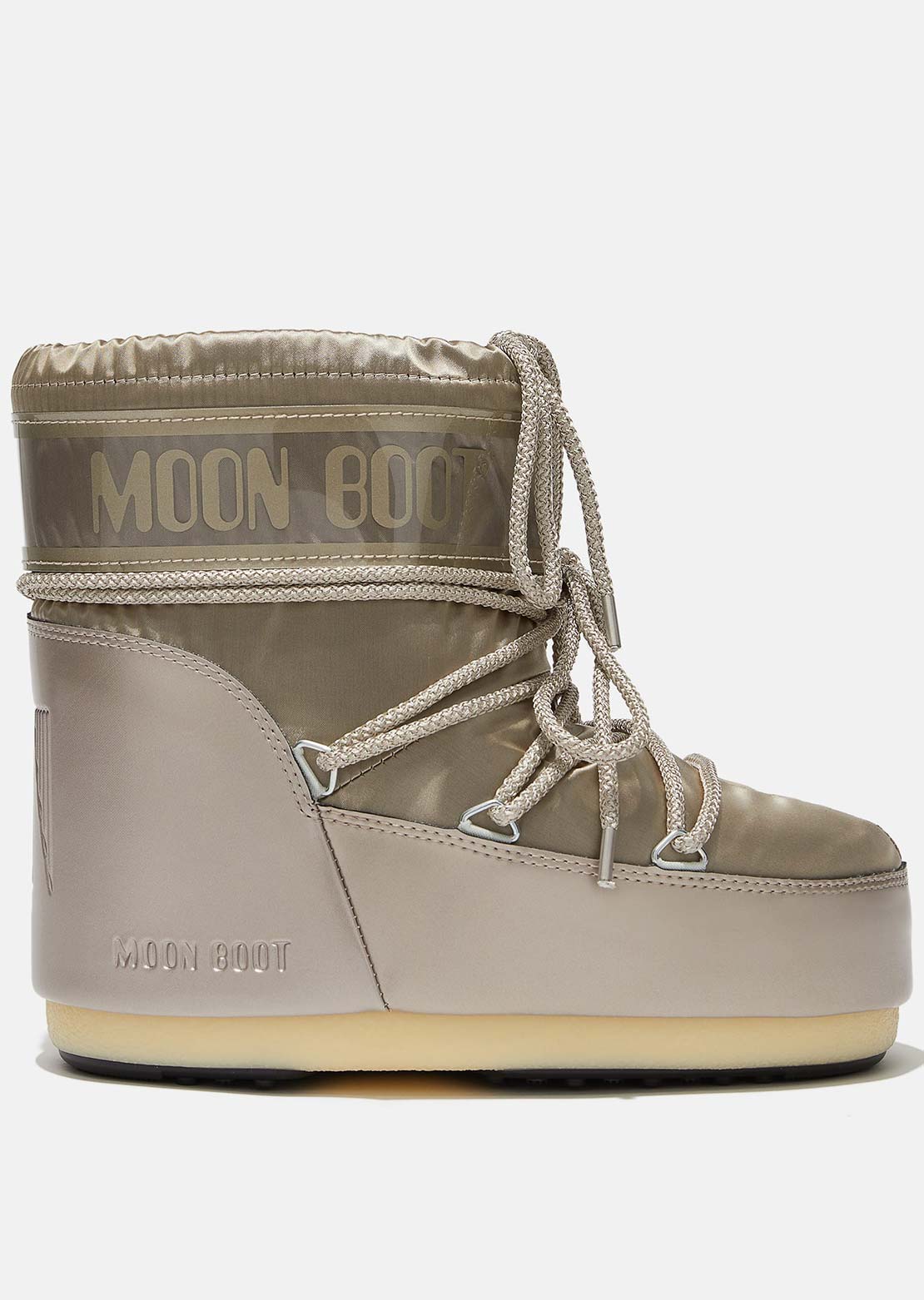Moon Boot Unisex Icon Low Glance Boots Platinum