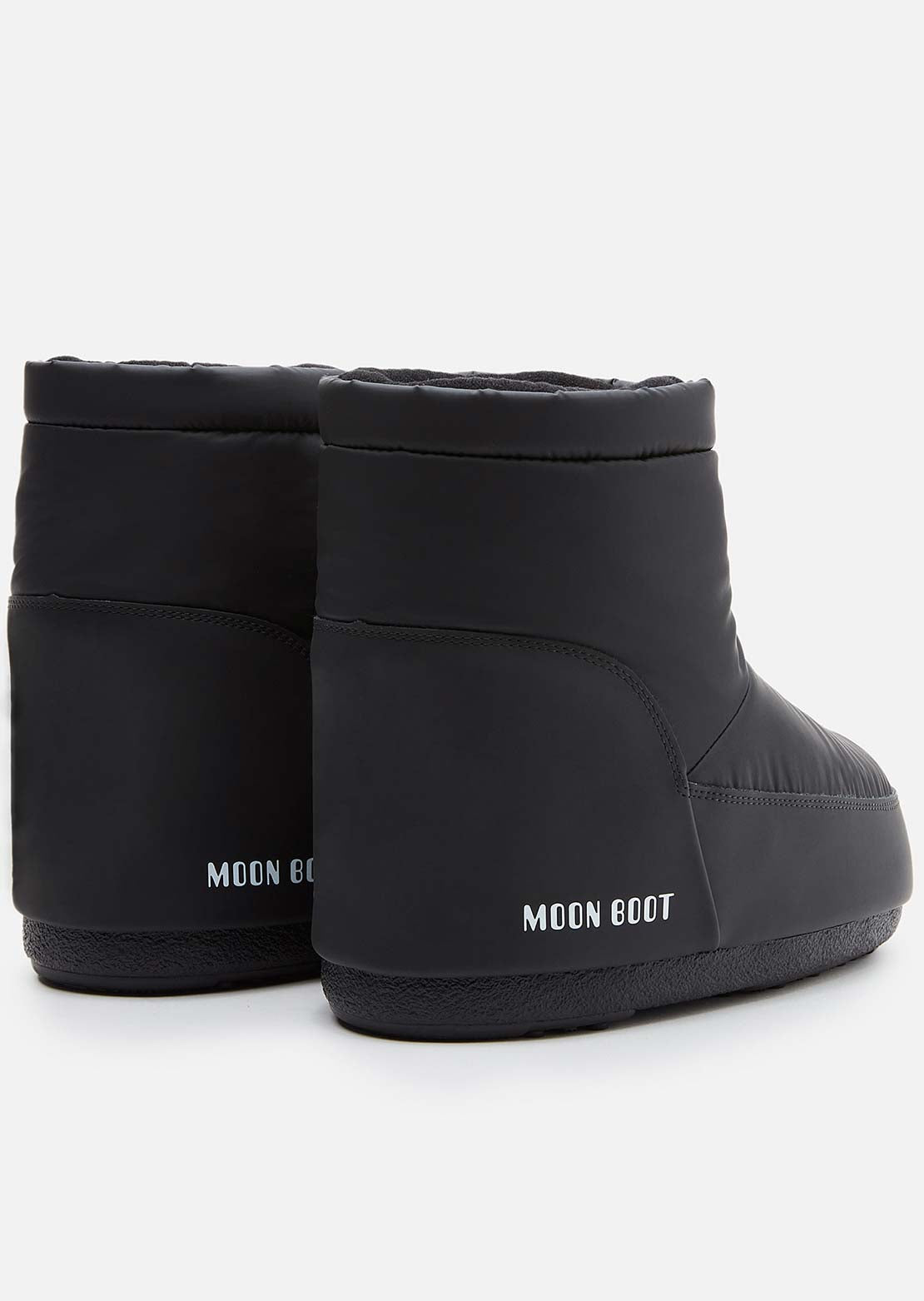 Moon Boot Unisex Icon Low No Lace Rubber Boots Black