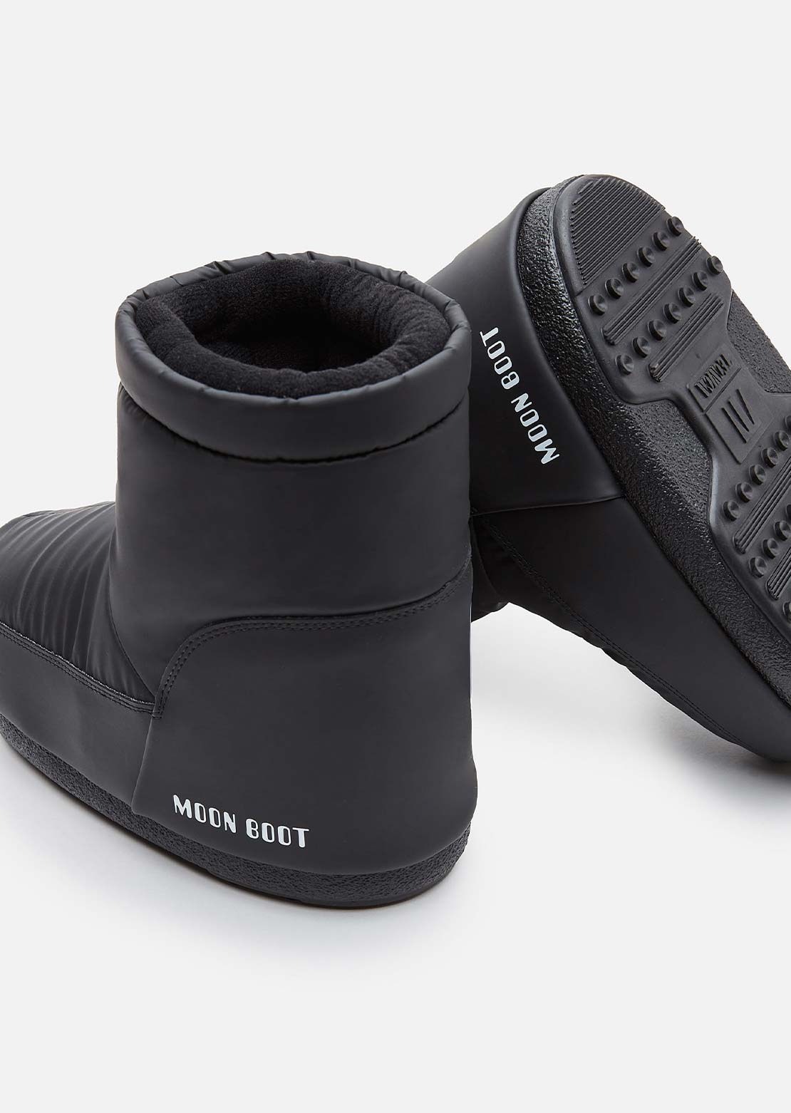 Moon Boot Unisex Icon Low No Lace Rubber Boots Black