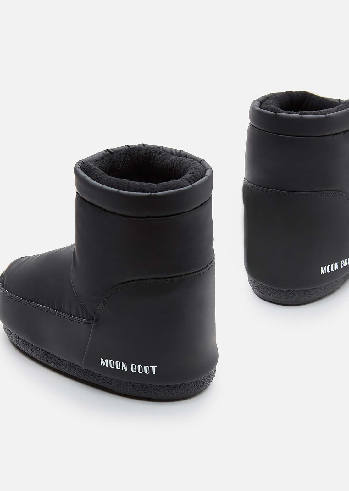 Moon Boot Unisex Icon Low No Lace Rubber Boots Black