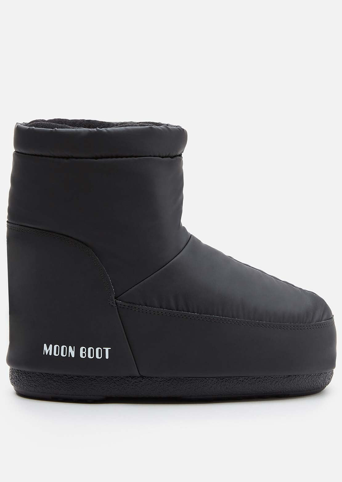Moon Boot Unisex Icon Low No Lace Rubber Boots Black