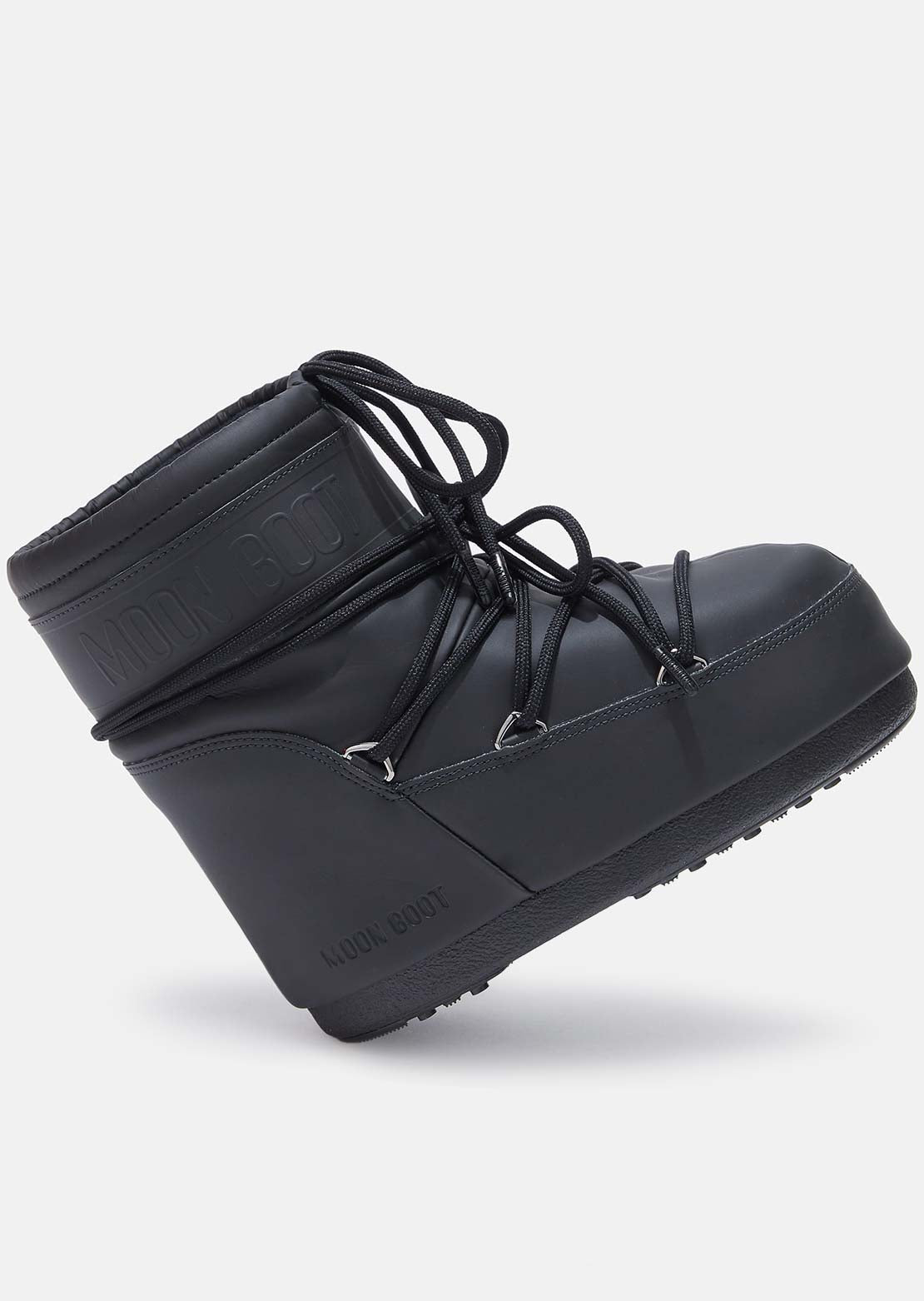 Moon Boot Unisex Icon Low Rubber Boots Black