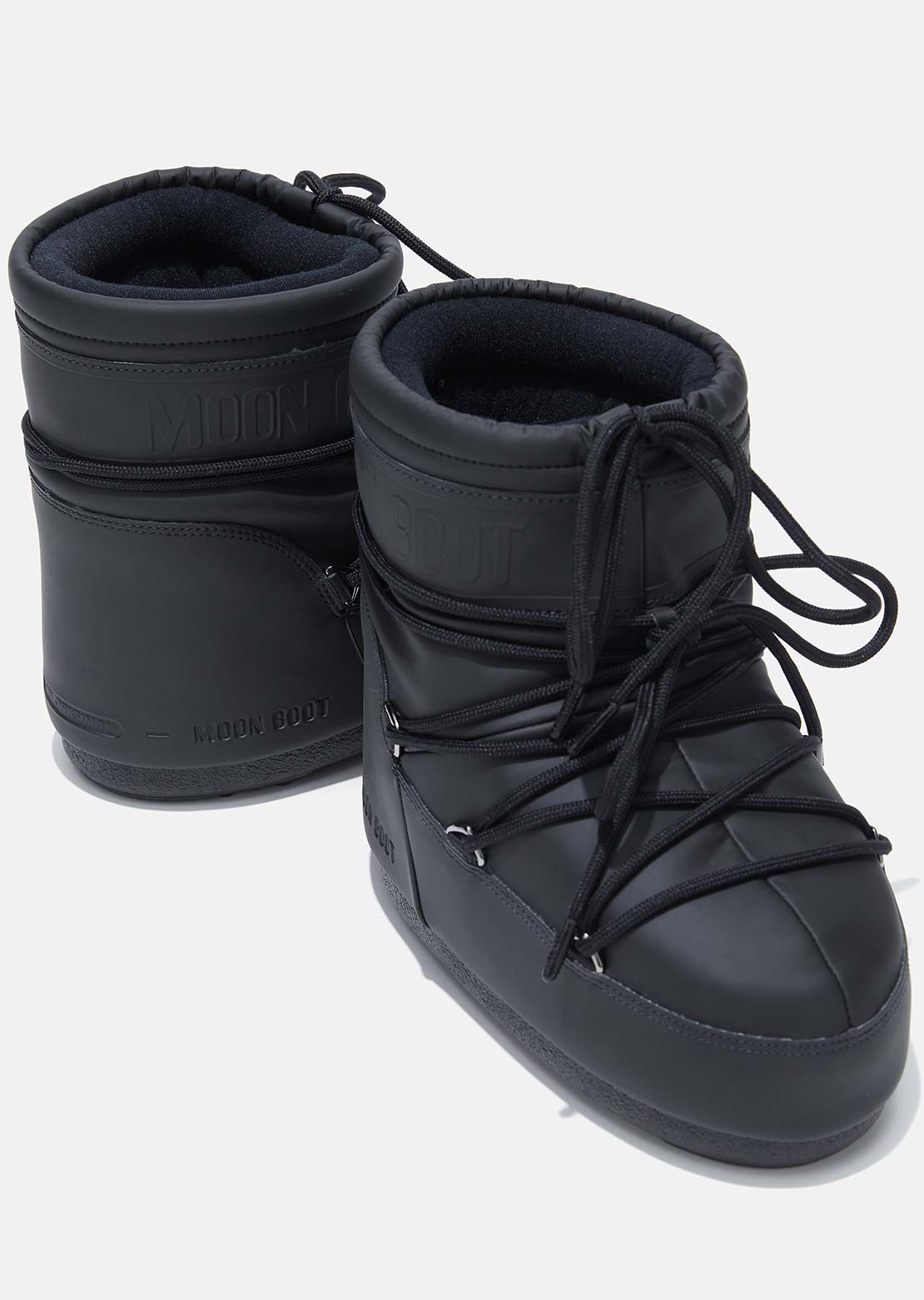 Moon Boot Unisex Icon Low Rubber Boots Black