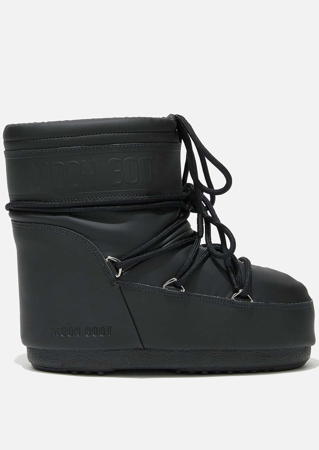 Moon Boot Unisex Icon Low Rubber Boots Black