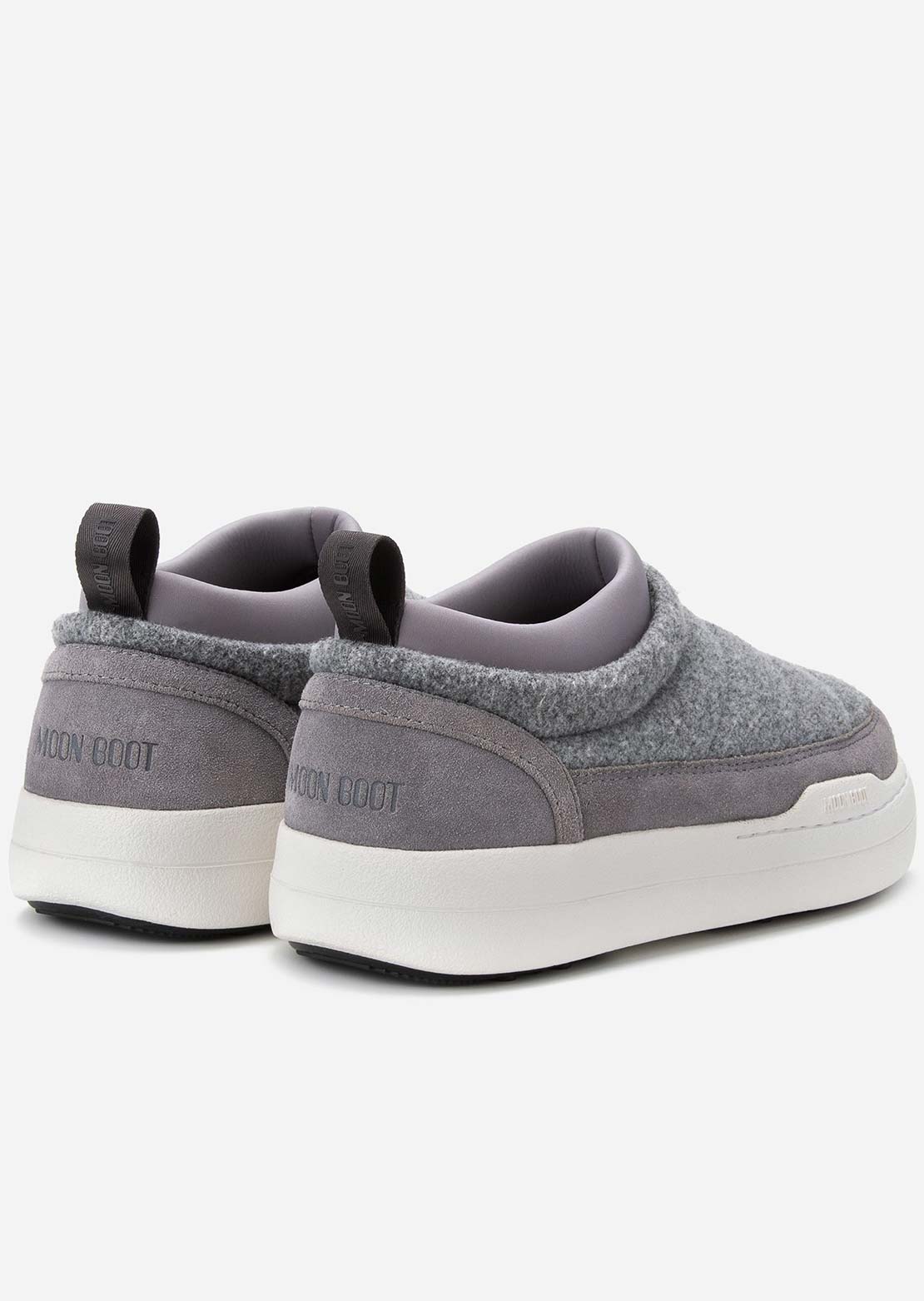 Moon Boot Unisex Park Soft Felt Shoes Grey