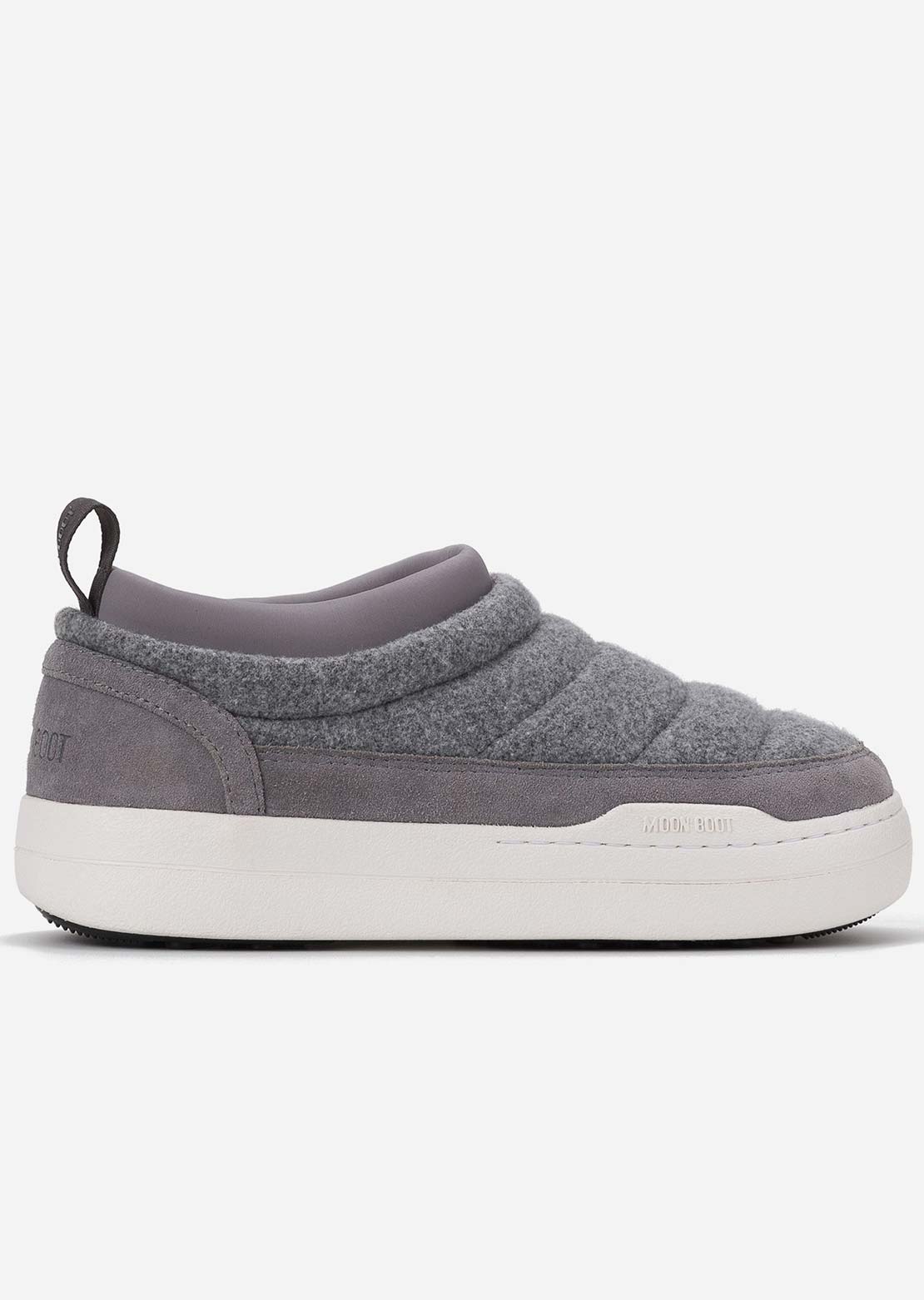 Moon Boot Unisex Park Soft Felt Shoes Grey