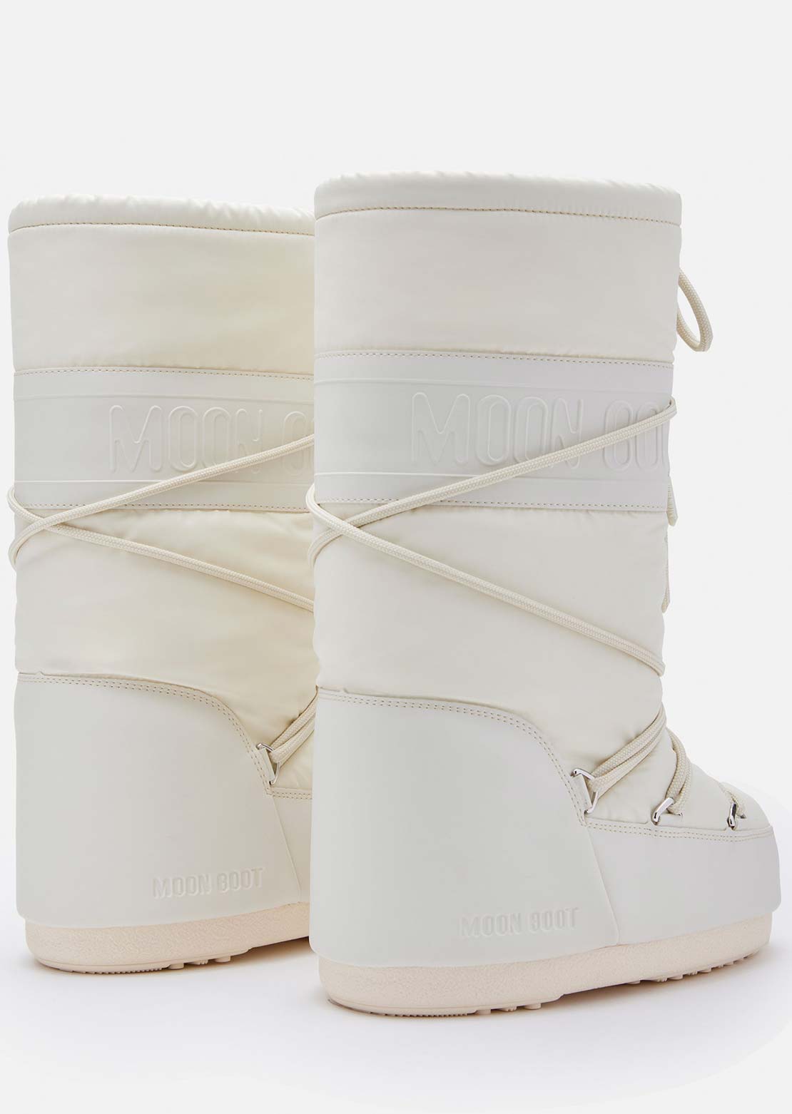 Moon Boot Women&#39;s Icon Rubber Boots Cream