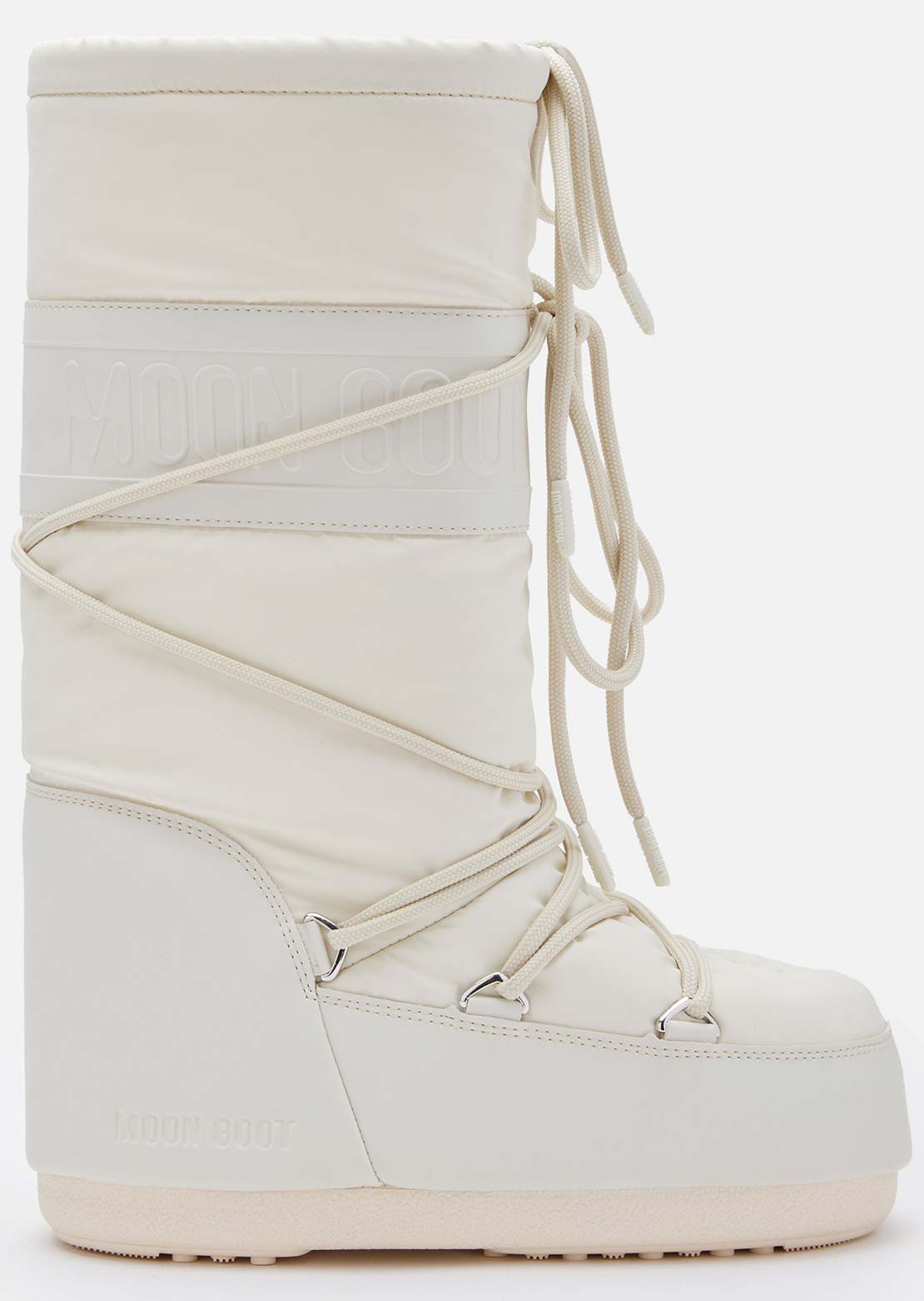 Moon Boot Women&#39;s Icon Rubber Boots Cream