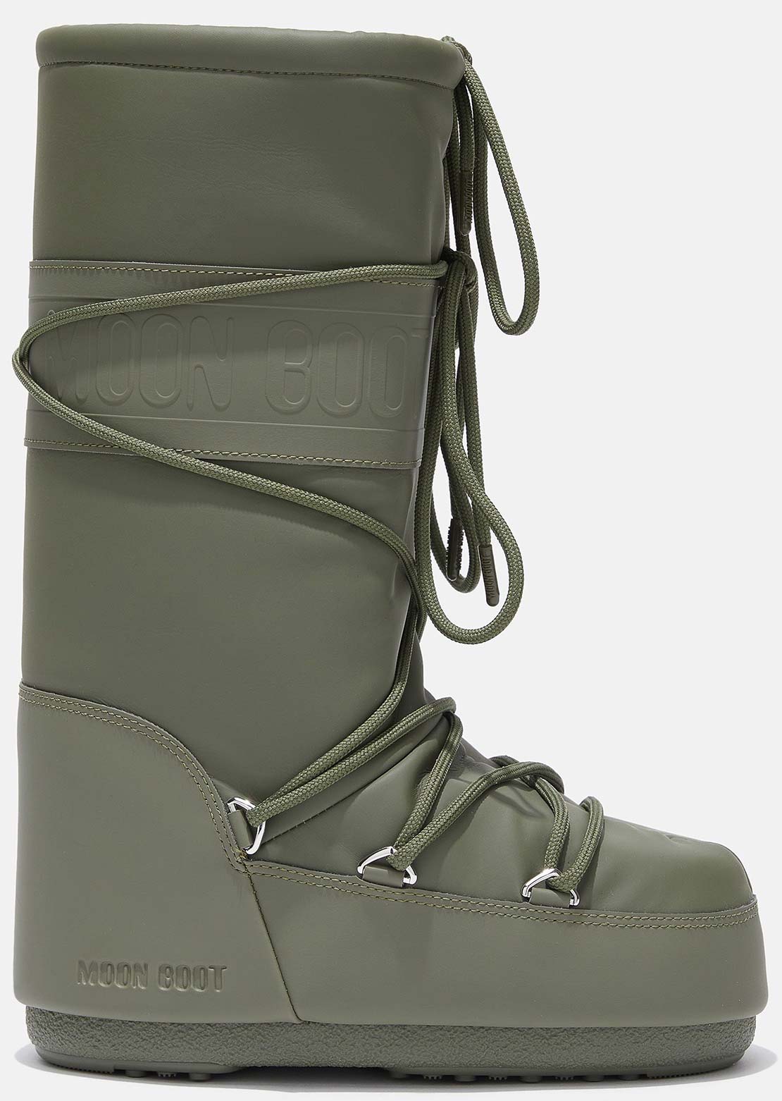 Moon Boot Women&#39;s Icon Rubber Boots Khaki