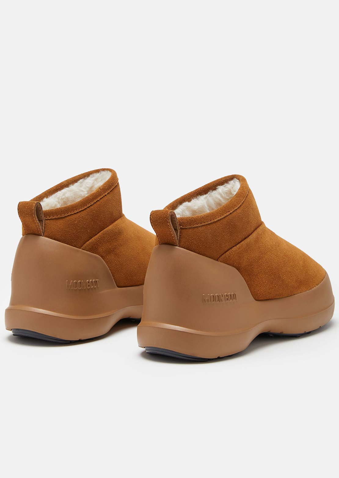 Moon Boot Women's Luna Low Suede Boots Cognac