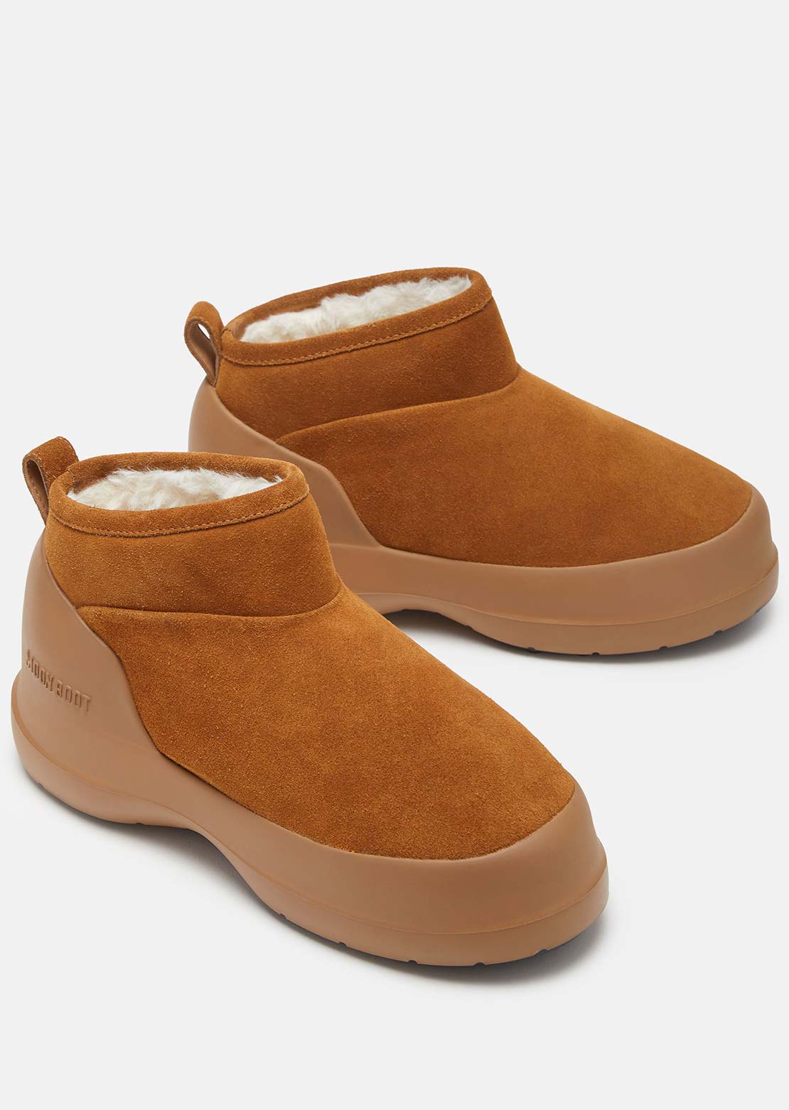 Moon Boot Women's Luna Low Suede Boots Cognac