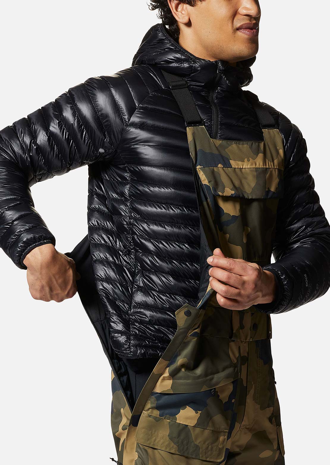 Mountain Hardwear Men's Firefall Bib Pants Sandstorm/Pines Camo