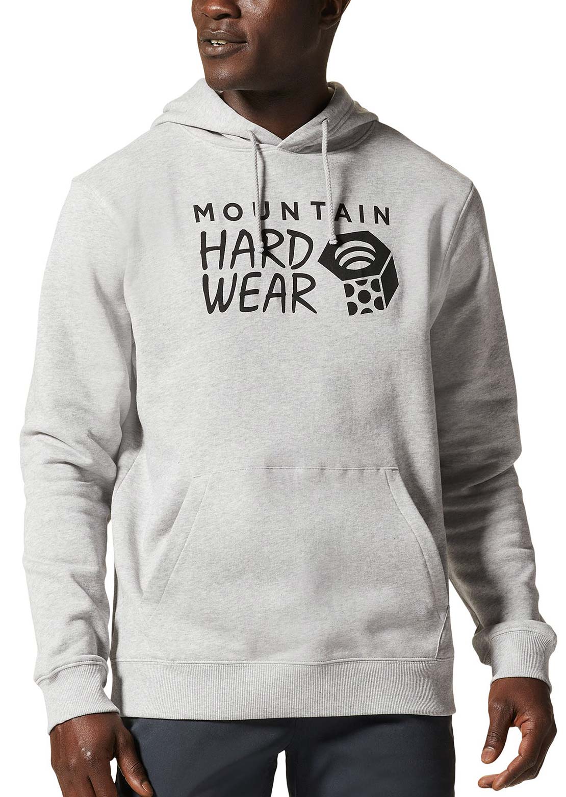 Mountain Hardwear Men's MHW Logo Pullover Hood Hardwear Grey Heather