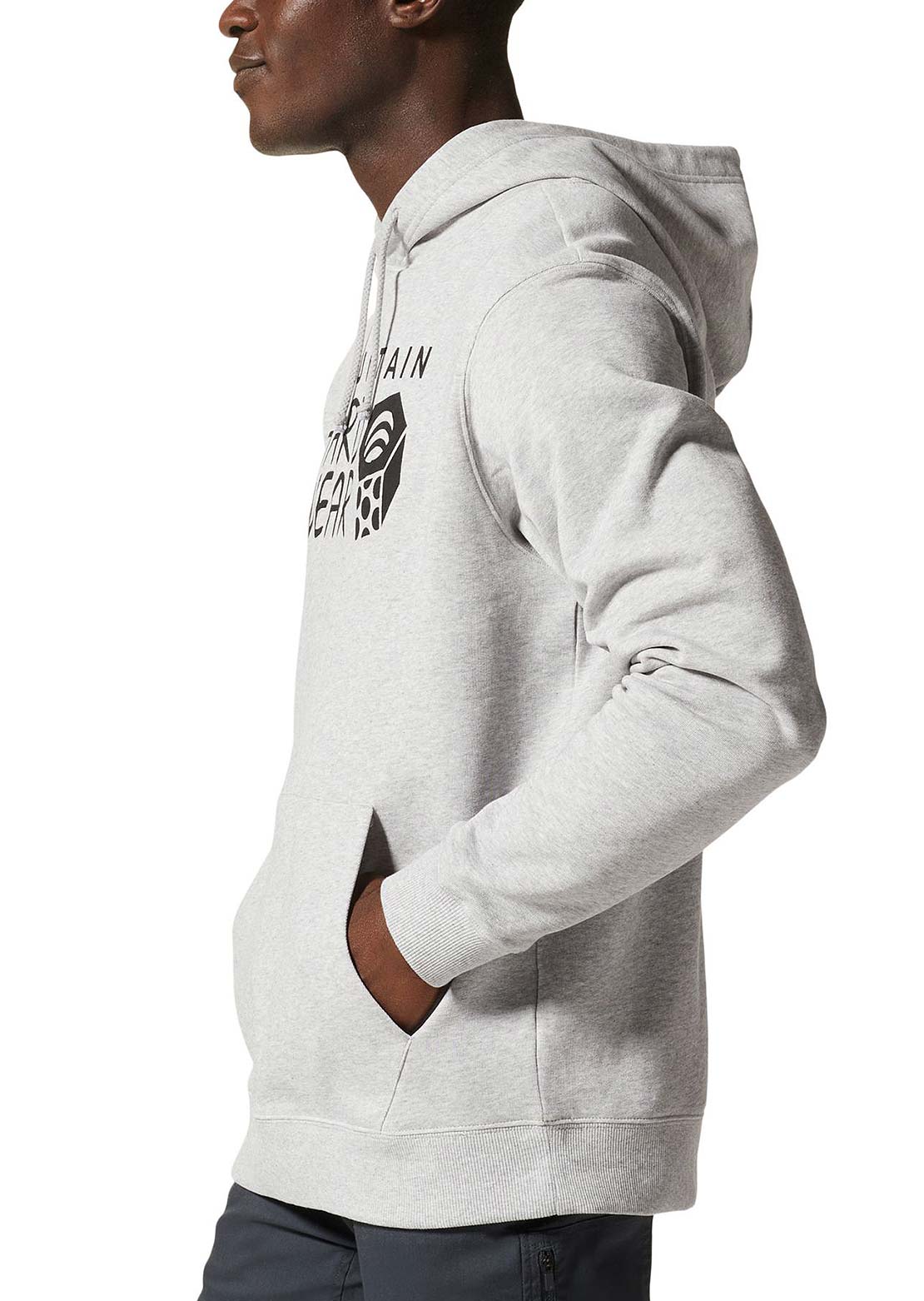 Mountain Hardwear Men's MHW Logo Pullover Hood Hardwear Grey Heather