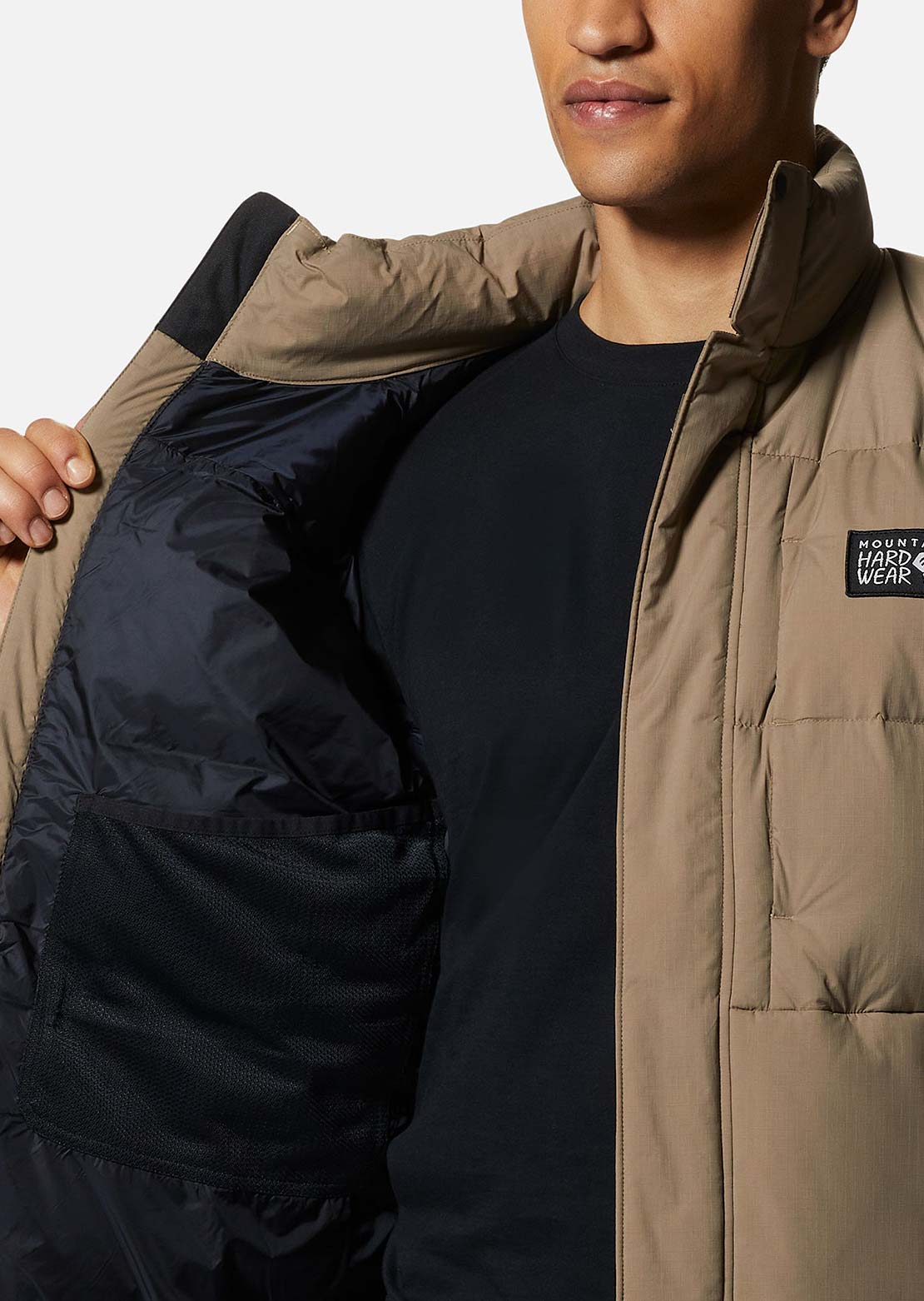 Mountain Hardwear Men's Nevadan Down Jacket Trail Dust