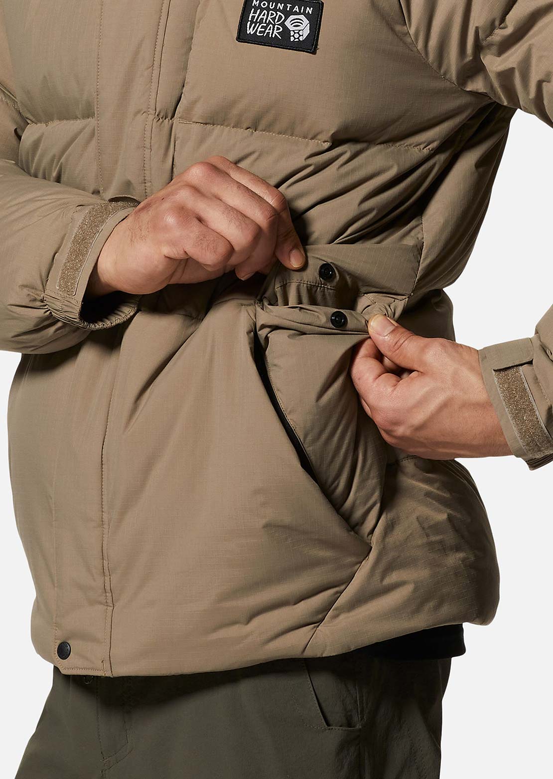Mountain Hardwear Men's Nevadan Down Jacket Trail Dust