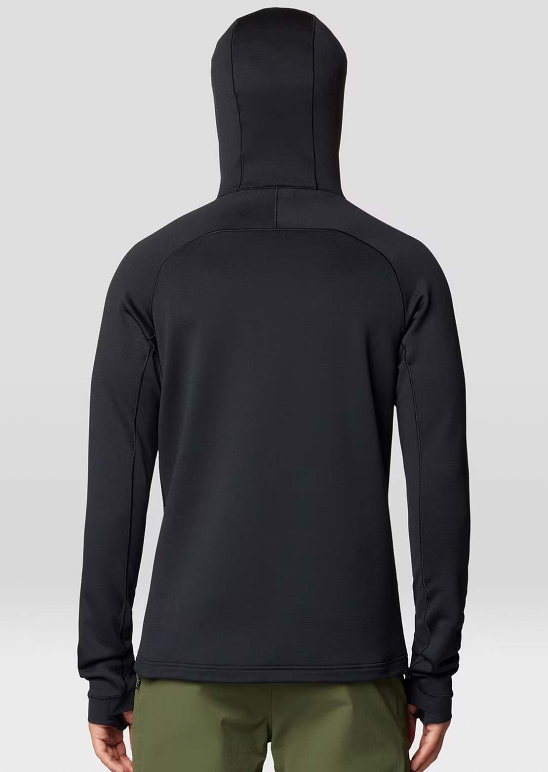 Mountain Hardwear Men's Up First Tech Fleece Hood Black
