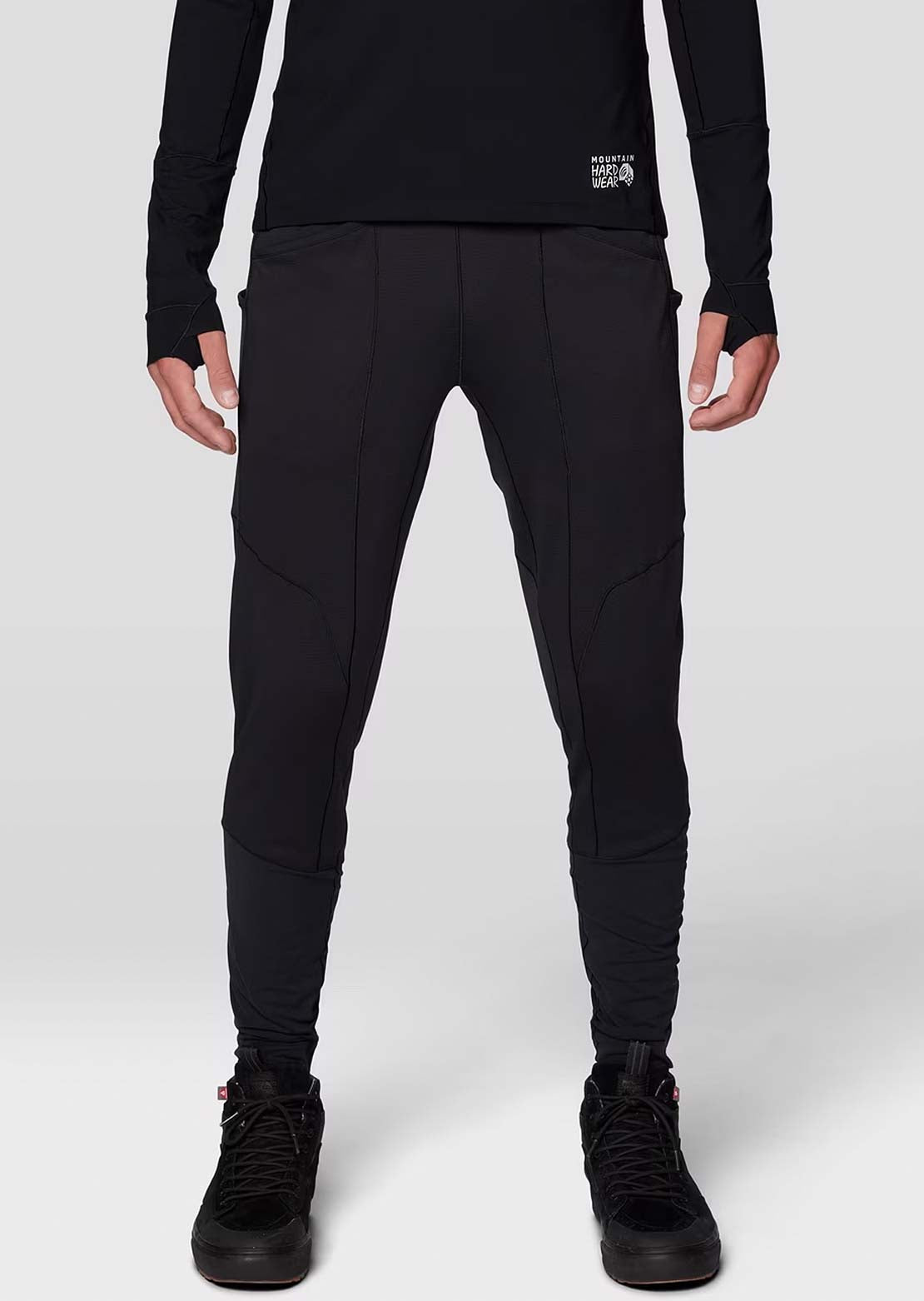 Mountain Hardwear Men's Up First Tech Fleece Pants Black