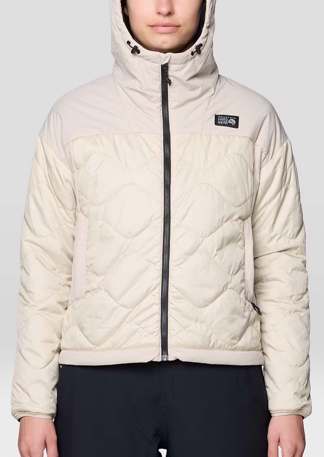 Mountain Hardwear Women's Apres Pro Insulated Hooded Jacket Fossil