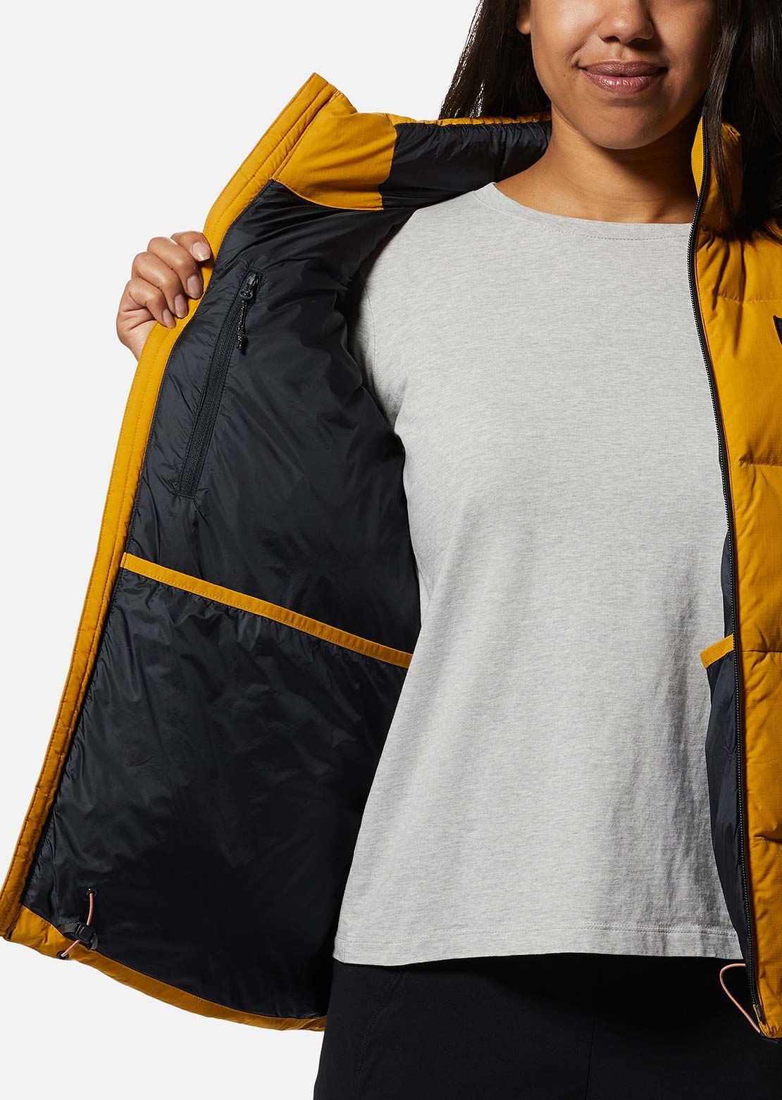 Mountain Hardwear Women's Nevadan Down Jacket Gold Hour