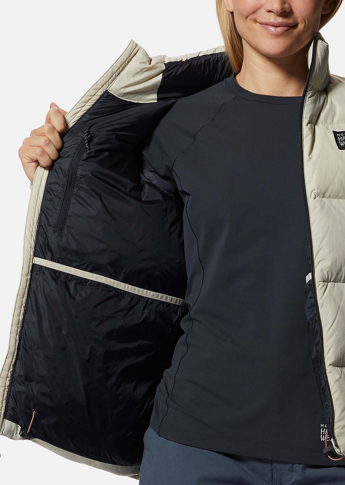 Mountain Hardwear Women's Nevadan Down Jacket Wild Oyster