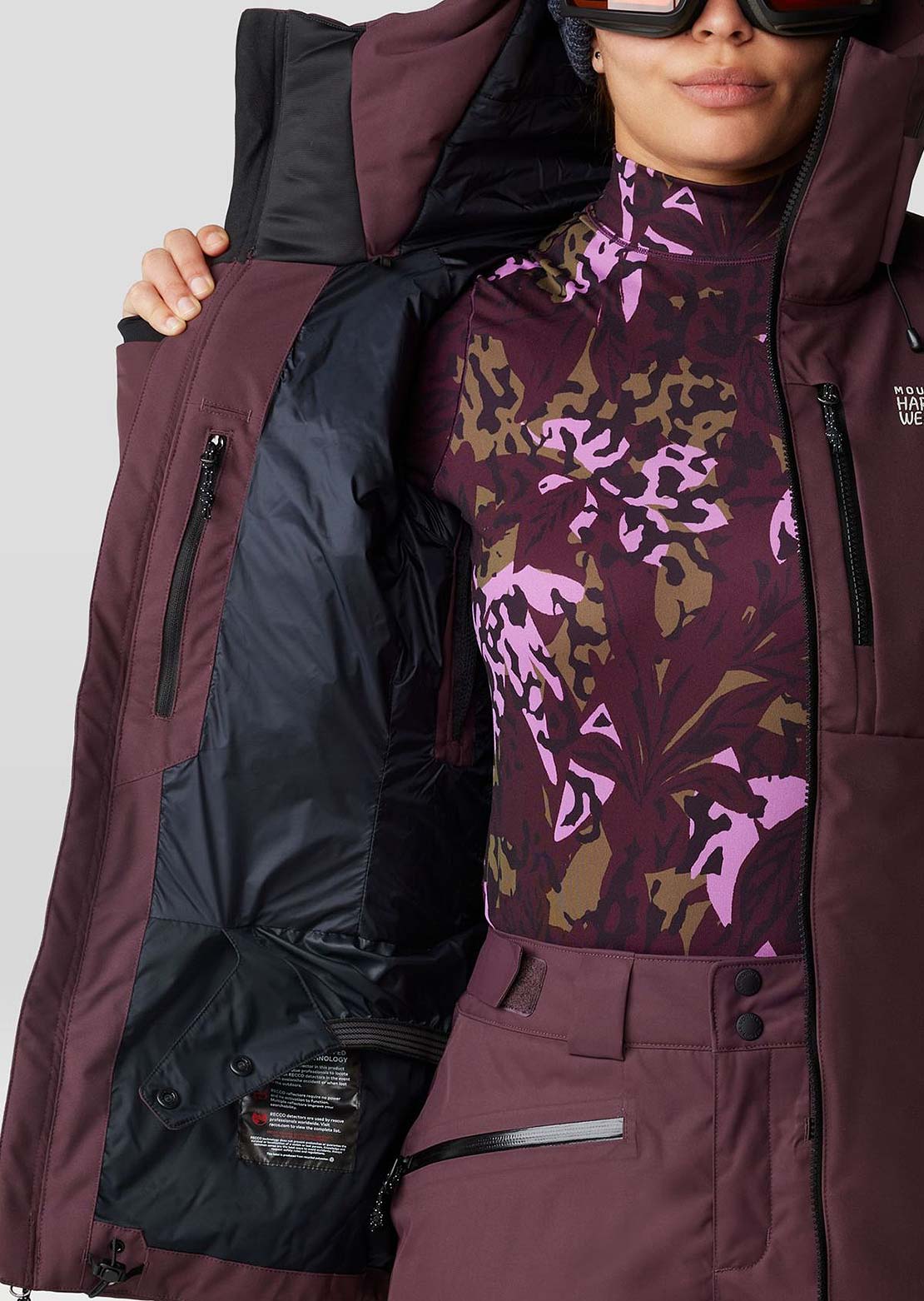 Mountain Hardwear Women's Powder Maven Down Jacket Blackberry