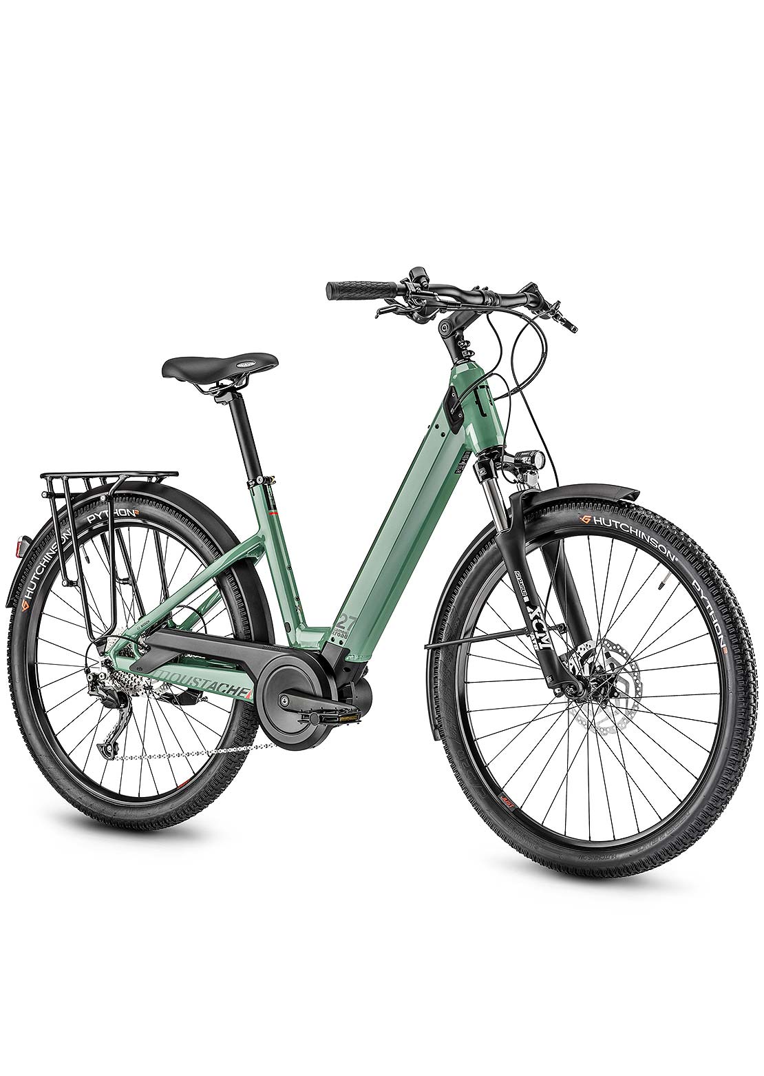 Moustache Xroad 1 Open 500WH Mountain Electric Bike Pastel Grass Green