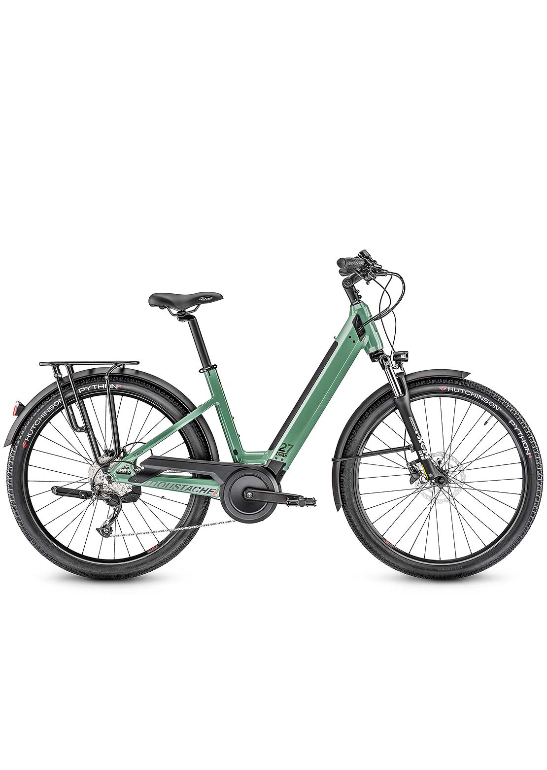 Moustache Xroad 1 Open 500WH Mountain Electric Bike Pastel Grass Green