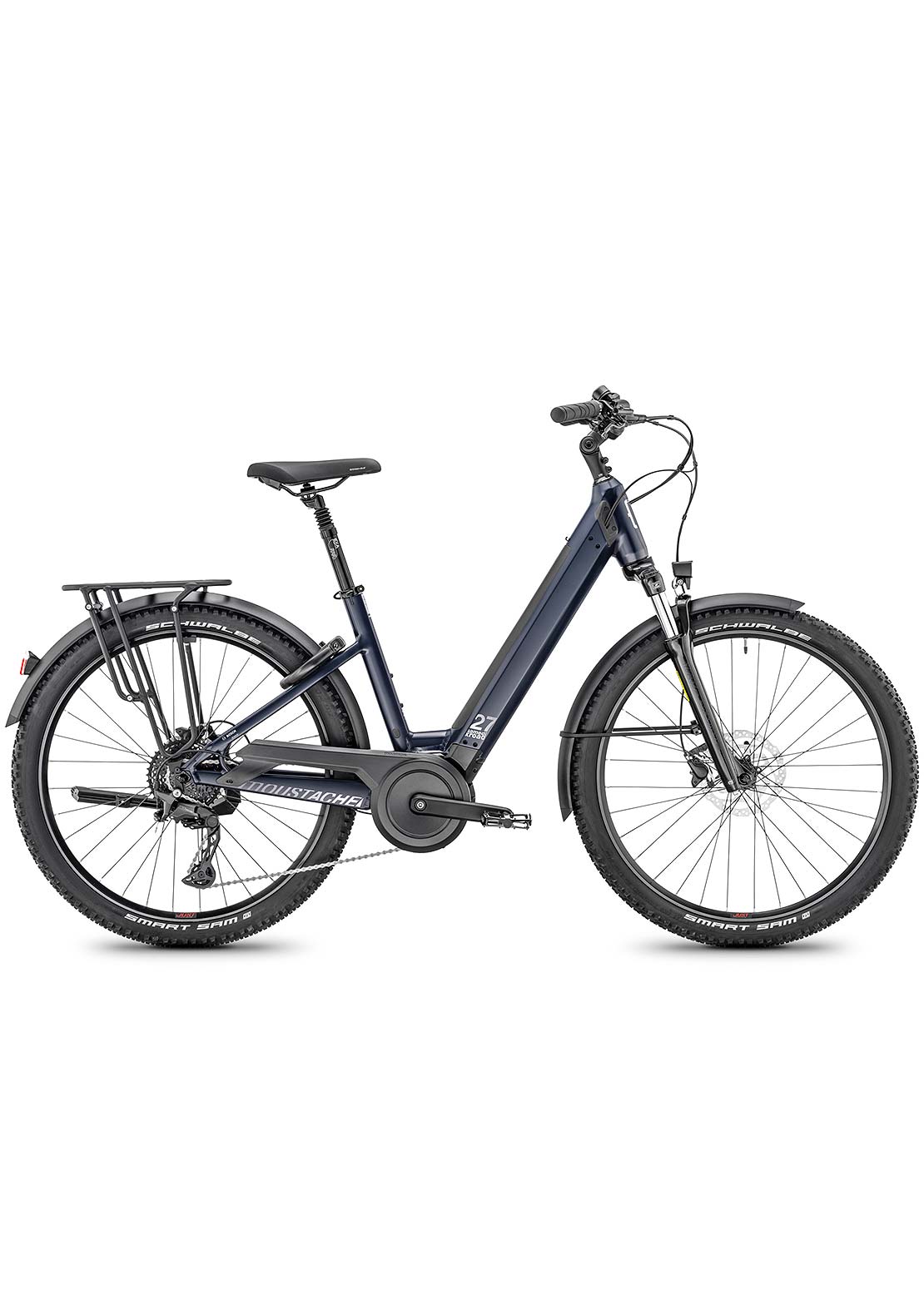 Moustache Xroad 4 Open Mountain Electric Bike Dark Blue