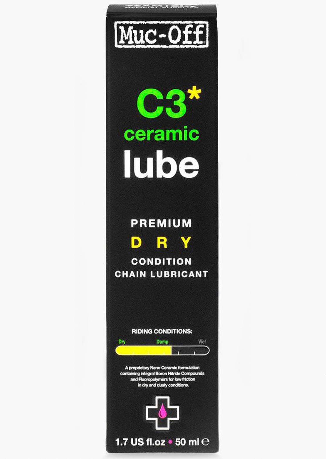 Muc-Off Ceramic Dry 50ml Lubricant with UV Torch