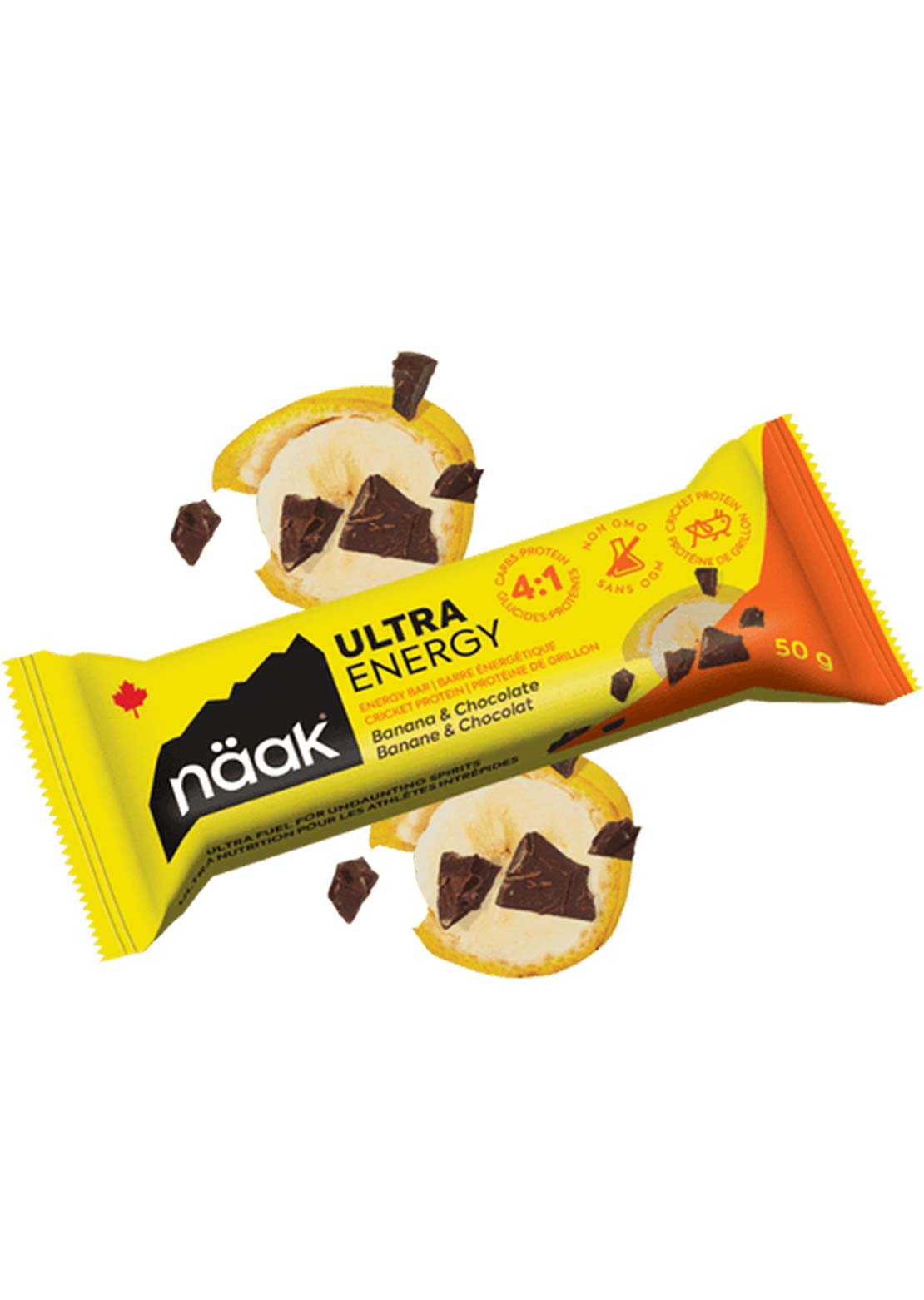 NAAK Banana &amp; Chocolate Ultra Energy Bars