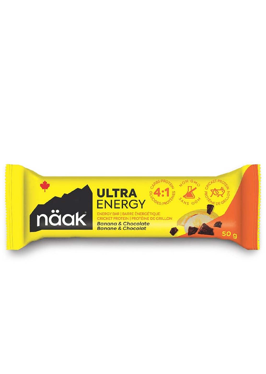 NAAK Banana &amp; Chocolate Ultra Energy Bars