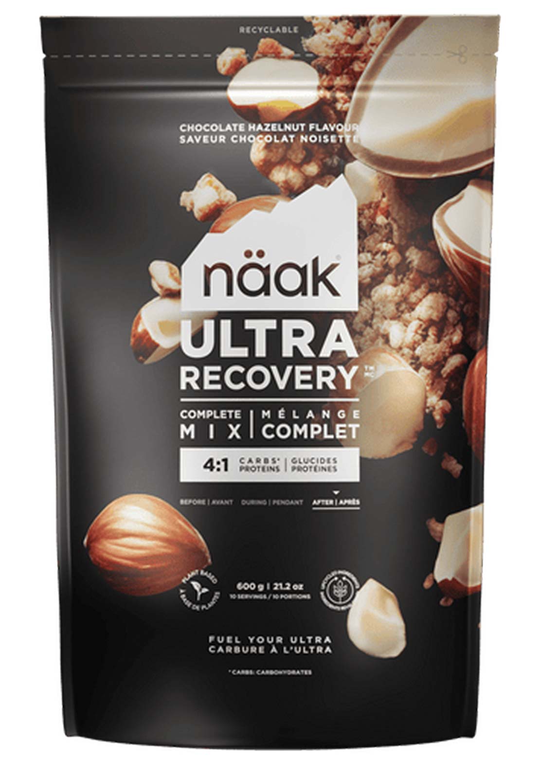 NAAK Chocolate Hazelnut Ultra Recovery Complete Mix