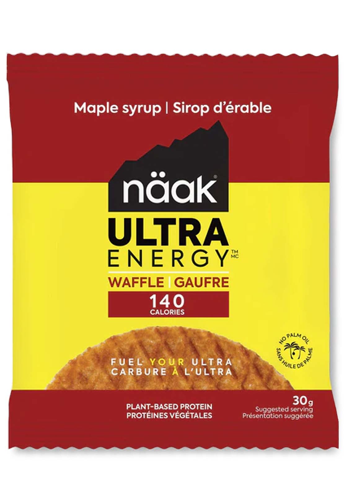 NAAK Maple Syrup Ultra Energy Waffles