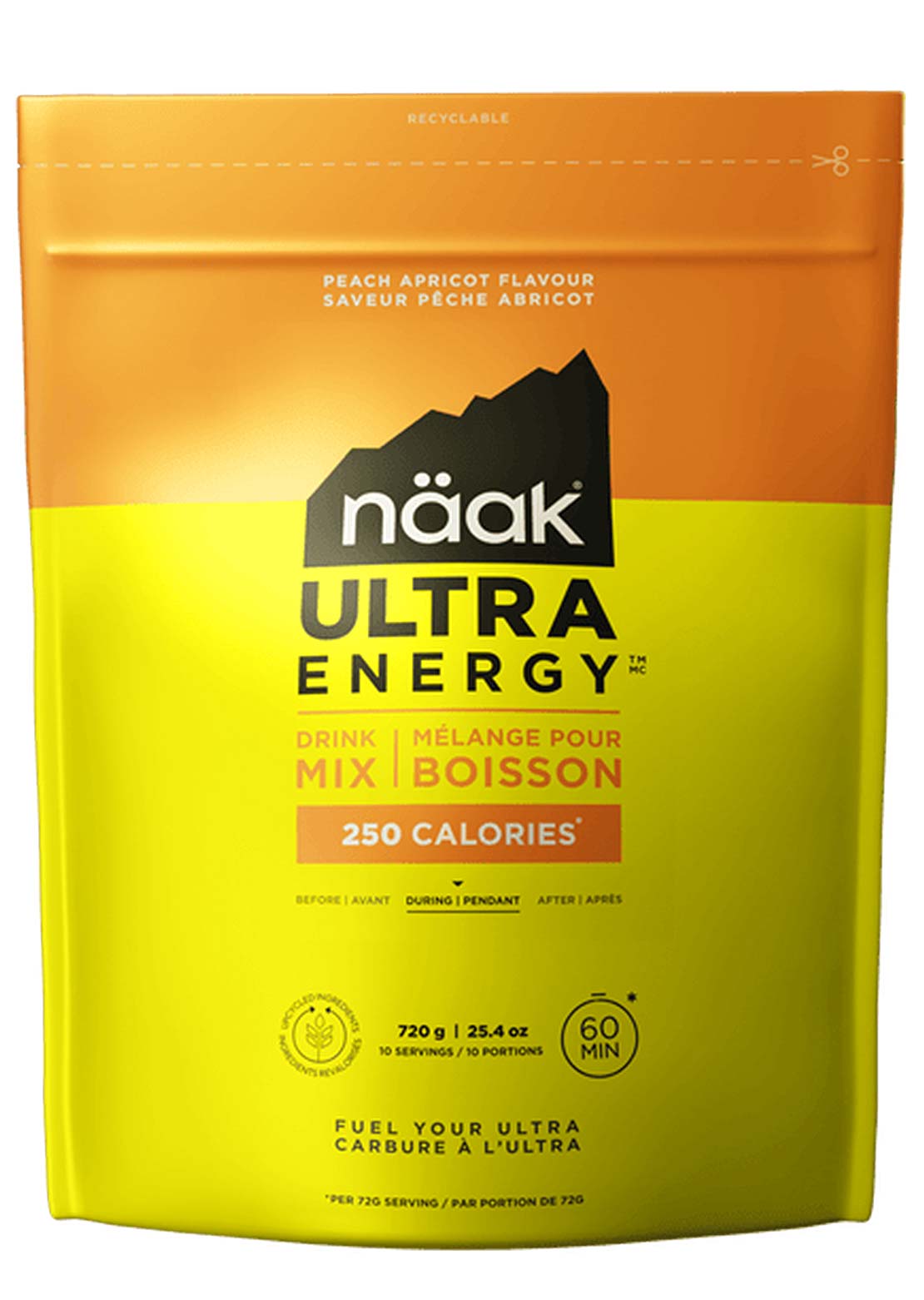 NAAK Peach & Apricots Ultra Energy Drink Mix