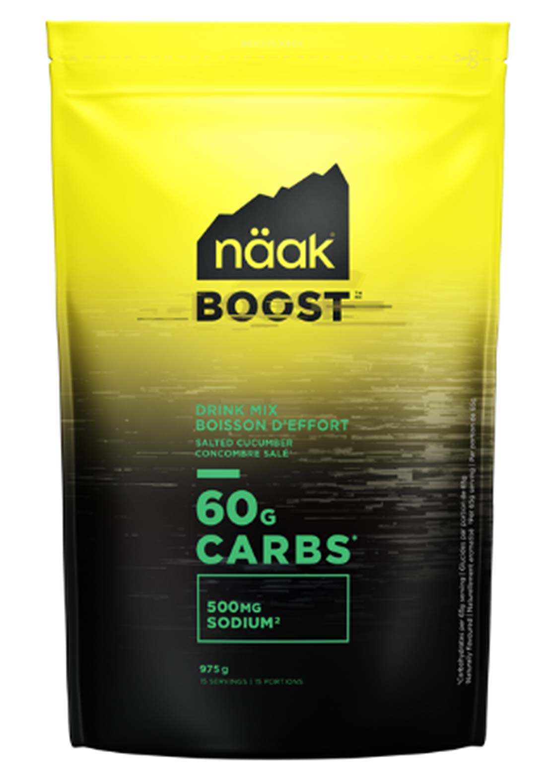 NAAK Salted Cucumber Boost Energy Drink Mix Bag