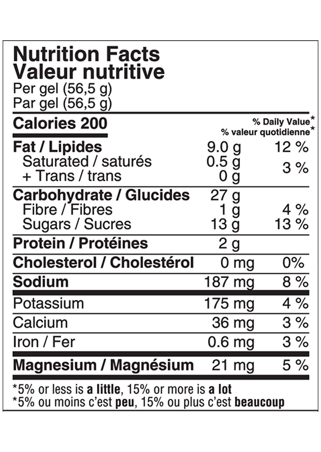 NAAK Salted Maple Ultra Energy Gels