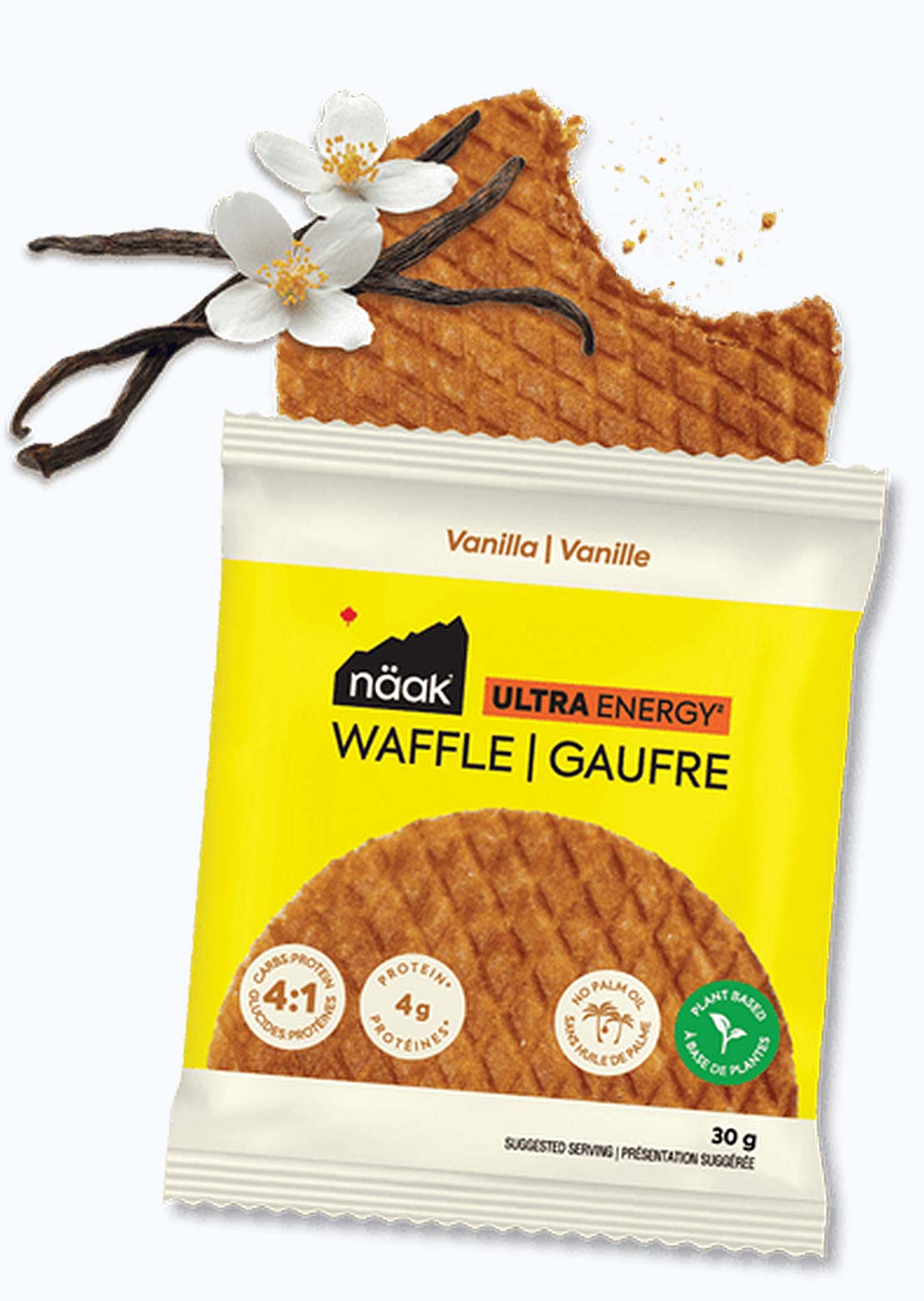 NAAK Vanilla Ultra Energy Waffles