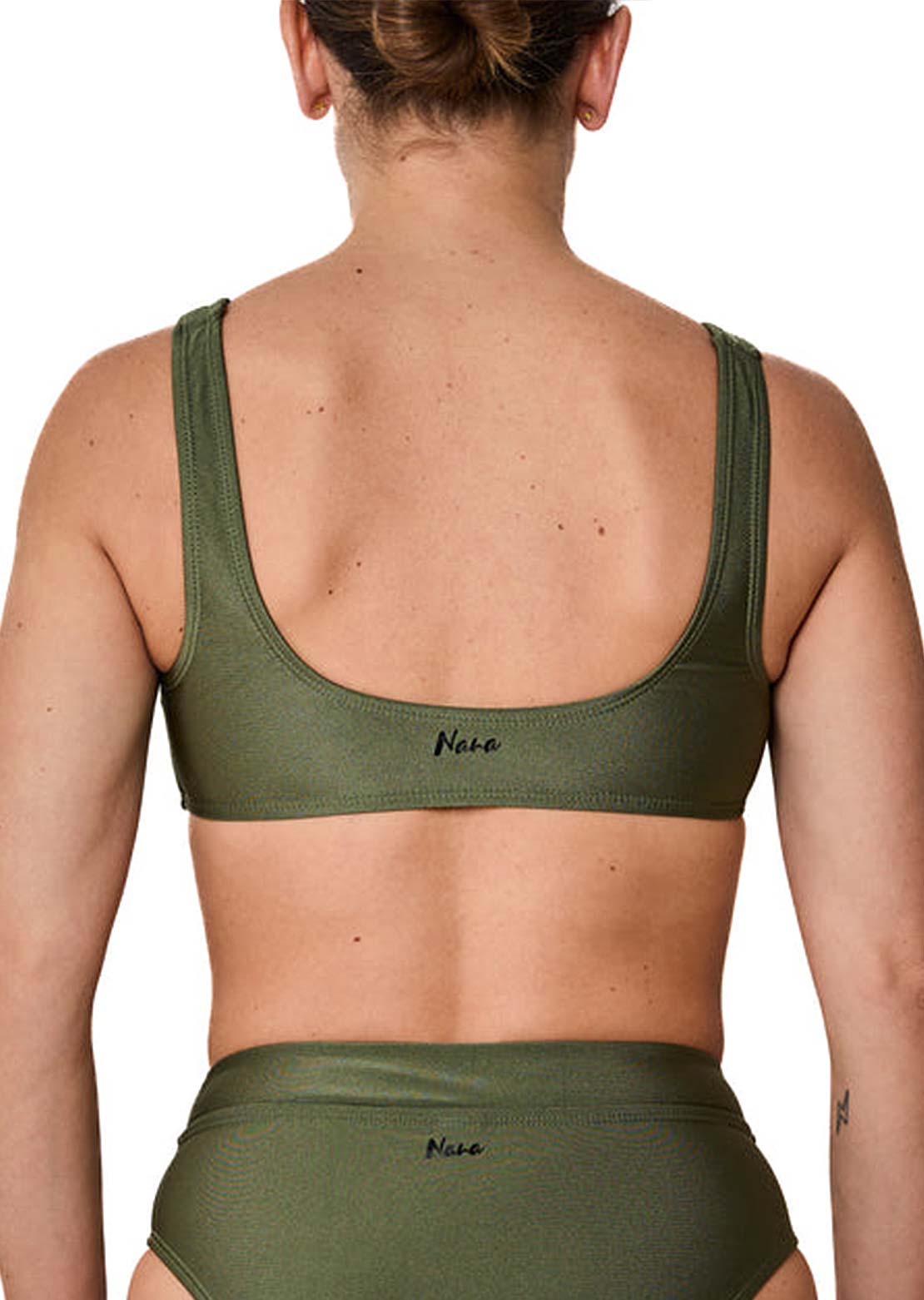 Nana Genevieve Bikini Top Khaki Green