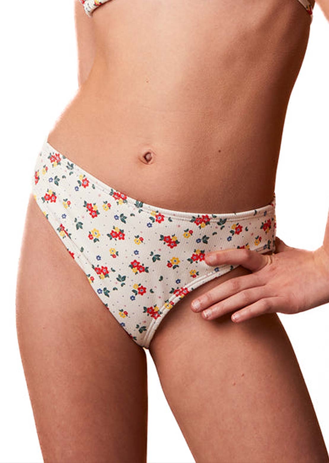 Nana Maude Bikini Bottom Flowers and Polka Dots