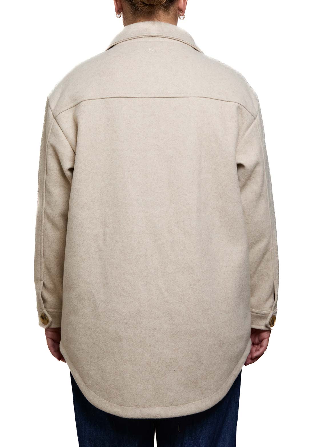 Nana Women's Annabelle Button Up Shirt Beige